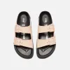 Birkenstock WMNS Arizona Raffia - Luxe Chintz Rose sold by Kith
