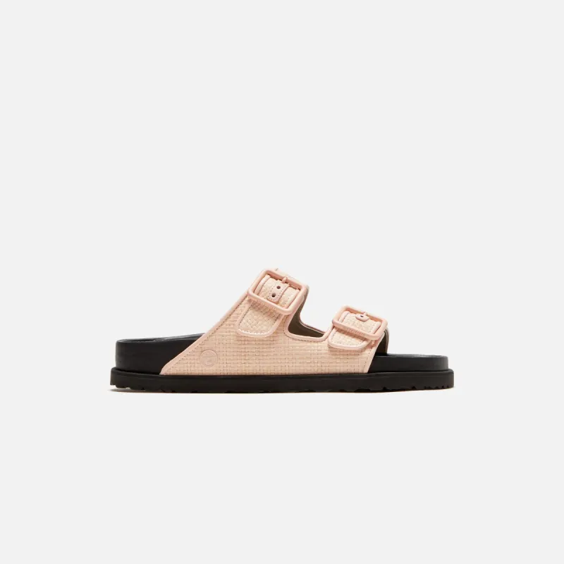Birkenstock WMNS Arizona Raffia - Luxe Chintz Rose sold by Kith