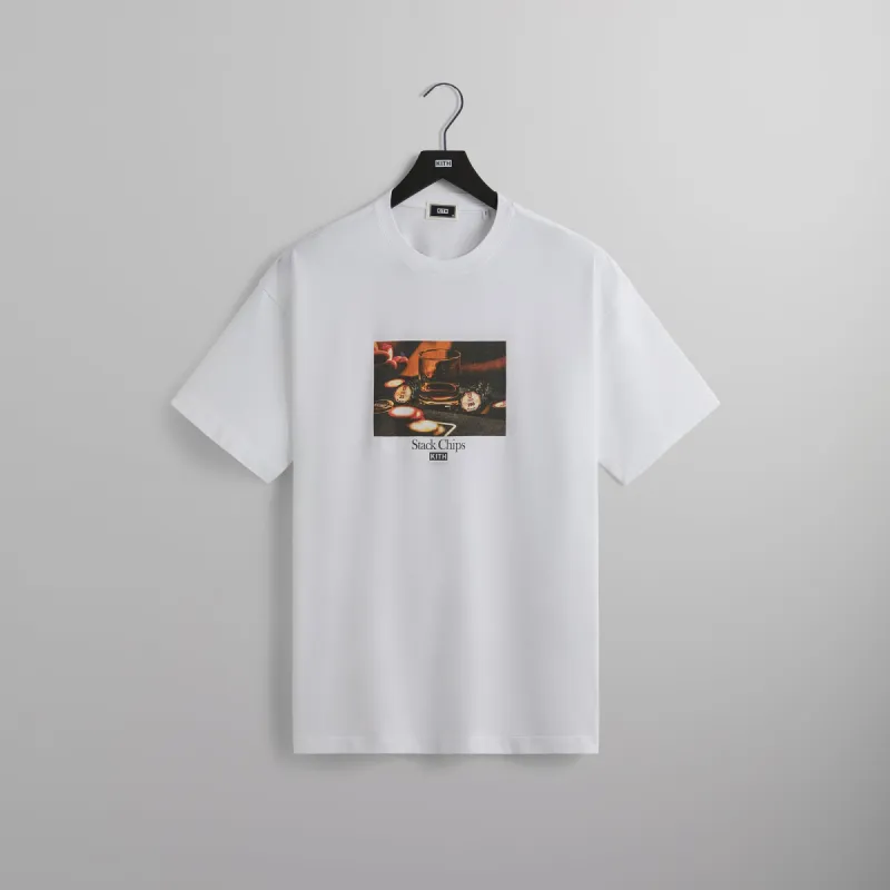 Kith Stack Chips Tee - White made by Kith