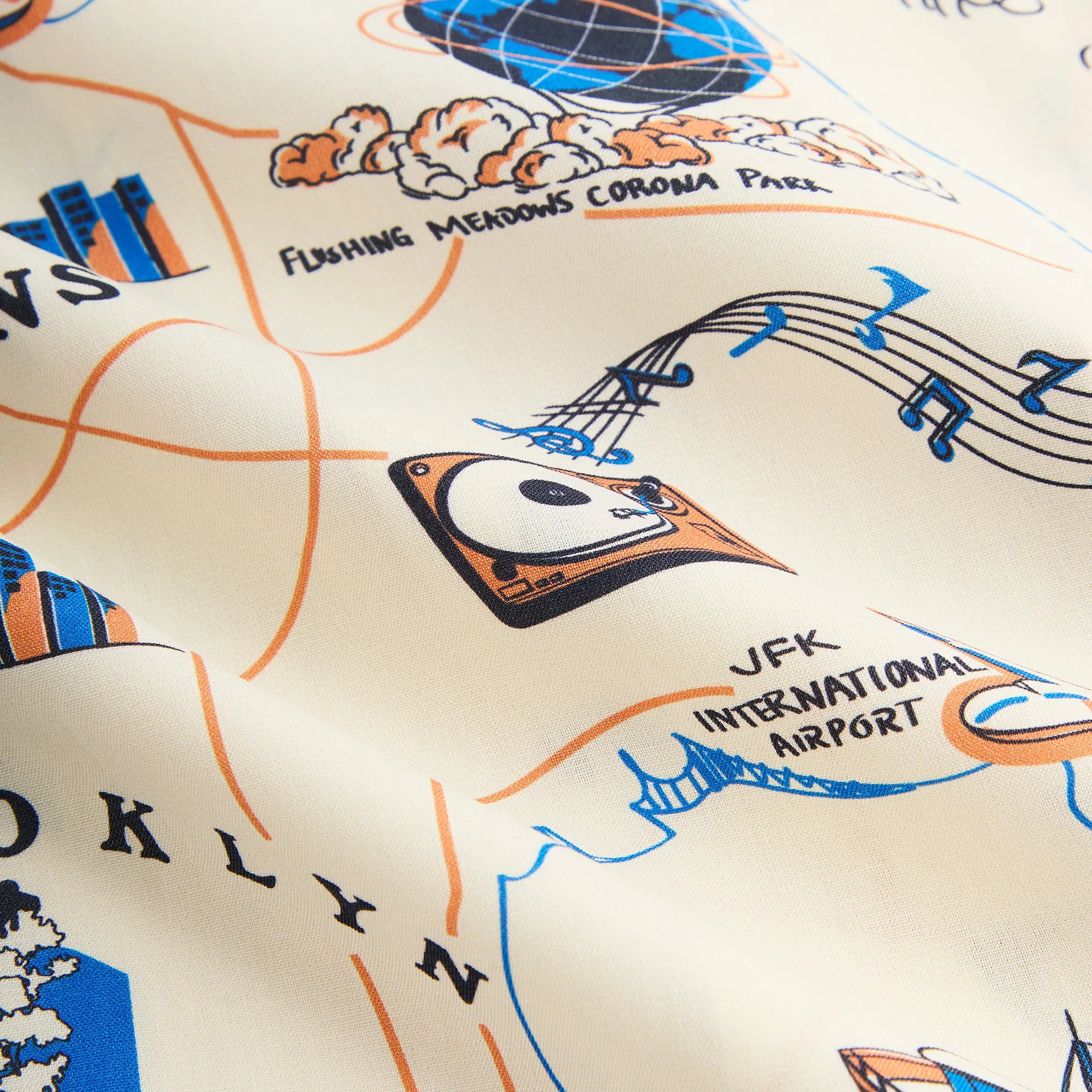 Kith NYC Thompson Camp Collar Shirt - Sandrift sold by Kith product image thumbnail 4