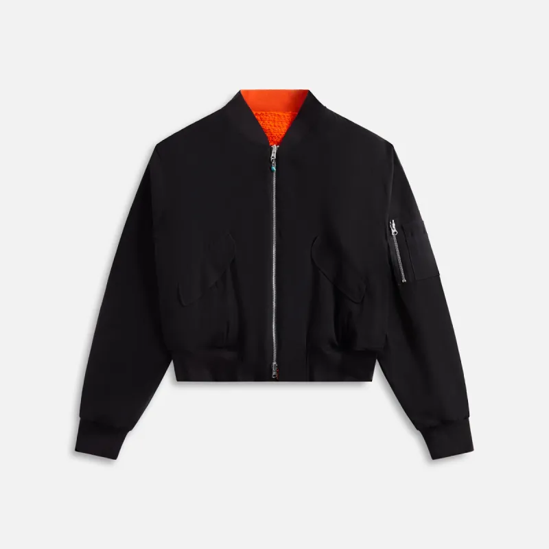 4S Designs Cropped MA1 Bomber - Black sold by Kith