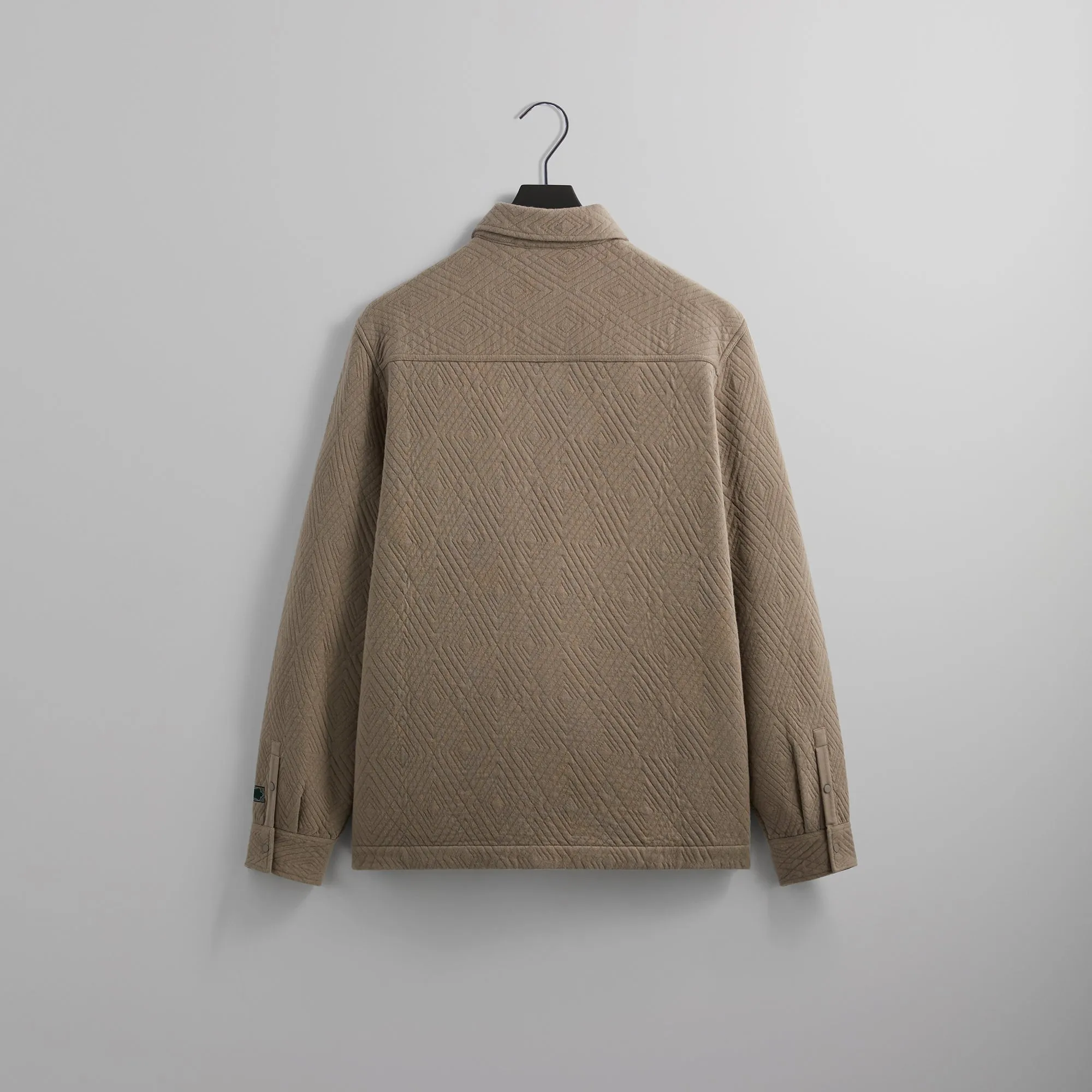 Kith Quilted Interlock Ginza Shirt - Quicksand sold by Kith product image thumbnail 2