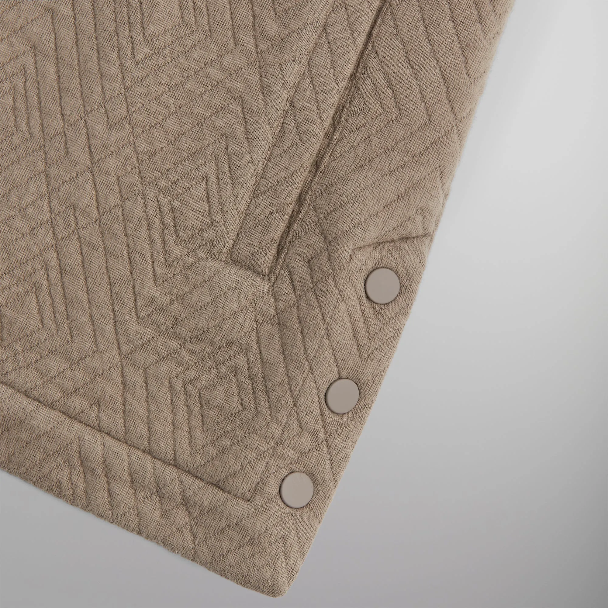 Kith Quilted Interlock Ginza Shirt - Quicksand sold by Kith product image thumbnail 3