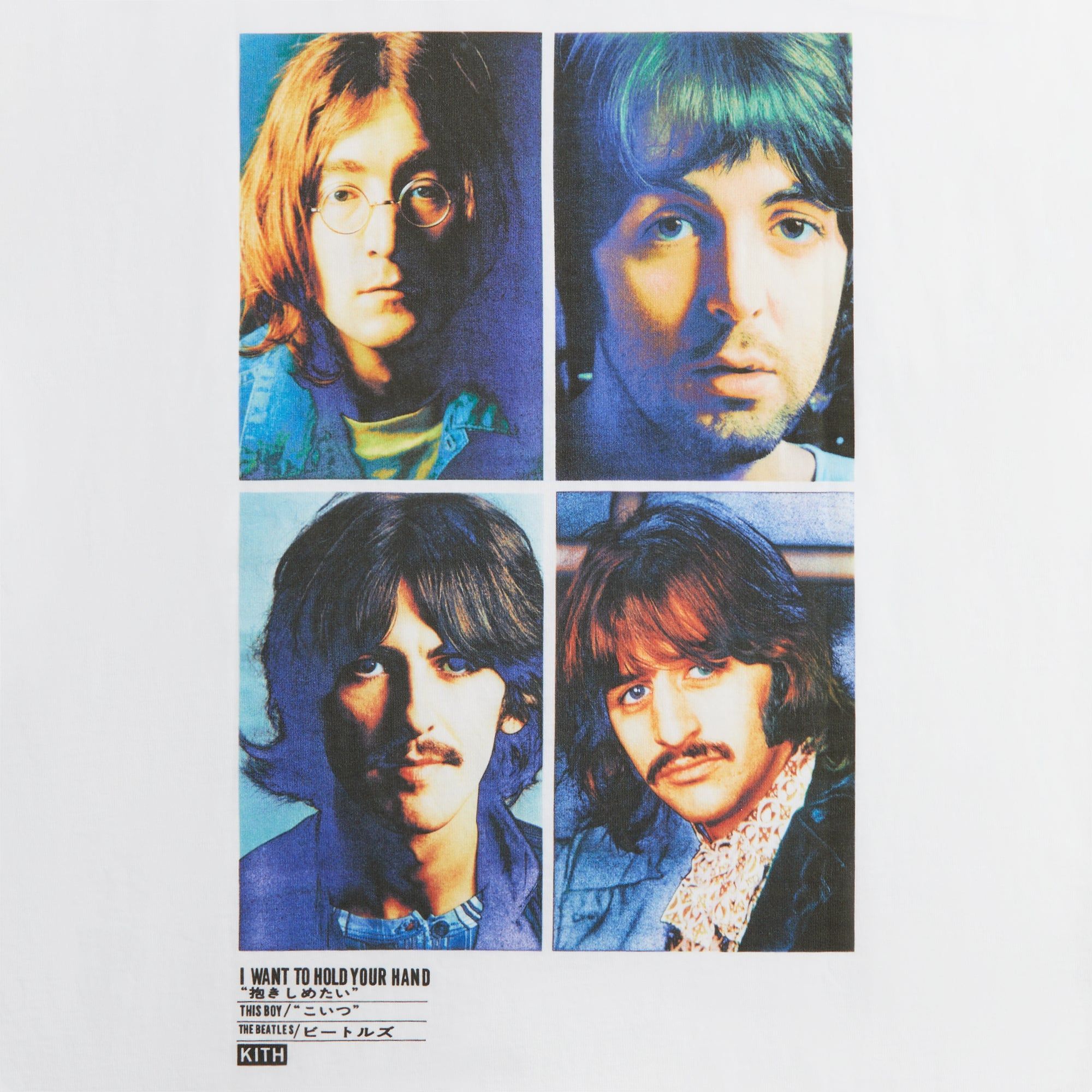 Kith for The Beatles Portrait Vintage Tee - White sold by Kith product image thumbnail 4