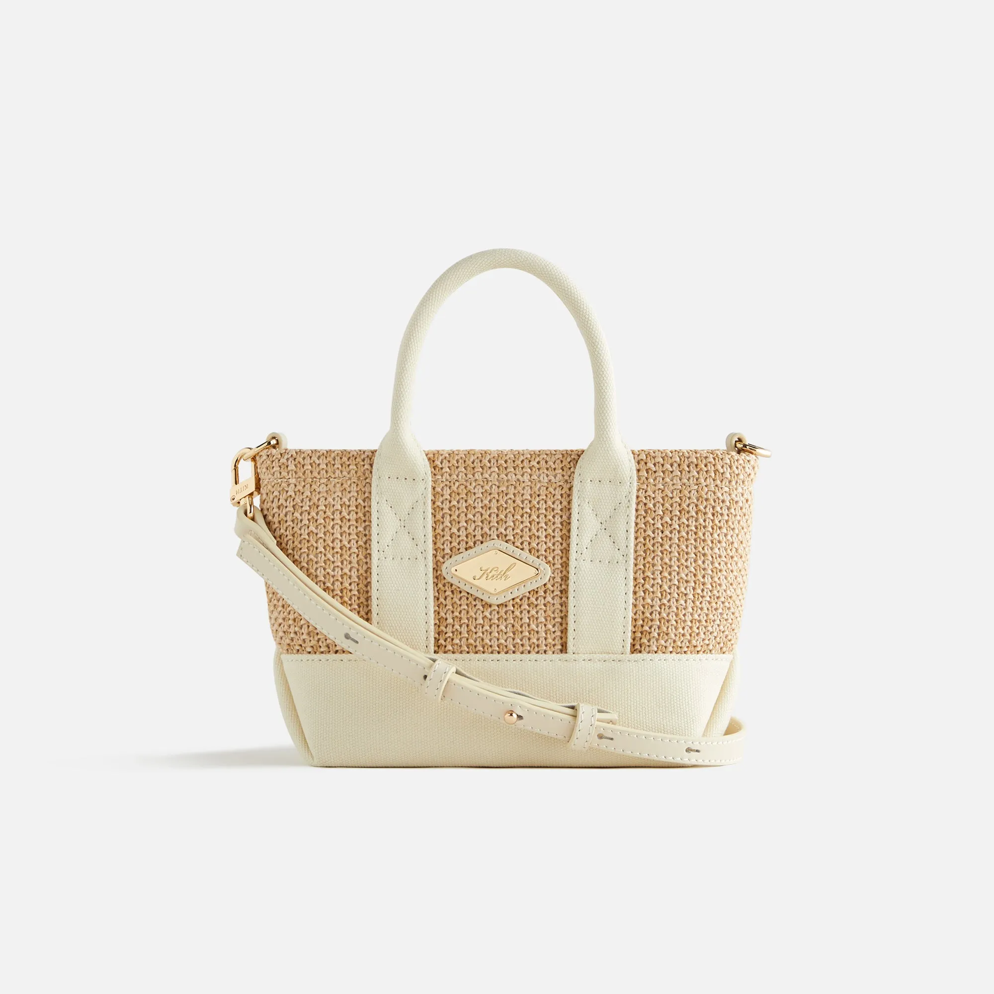 Kith Women Noemi Crochet Raffia Tote - Sandcastle sold by Kith