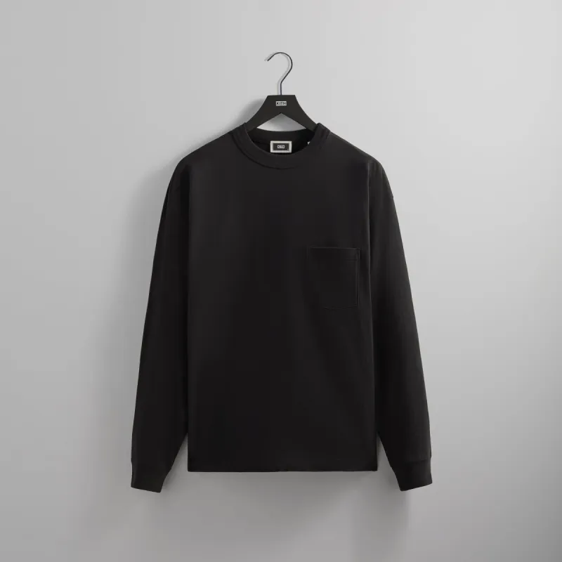 ★最新作★Kith for Ludovic Nkoth Classic Logo L/S Tee Kith for Ludovic Nkoth Classic Logo L/S Tee - Black | Parallel
