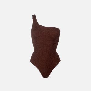Hunza G Nancy One Piece - Metallic Chocolate sold by Kith