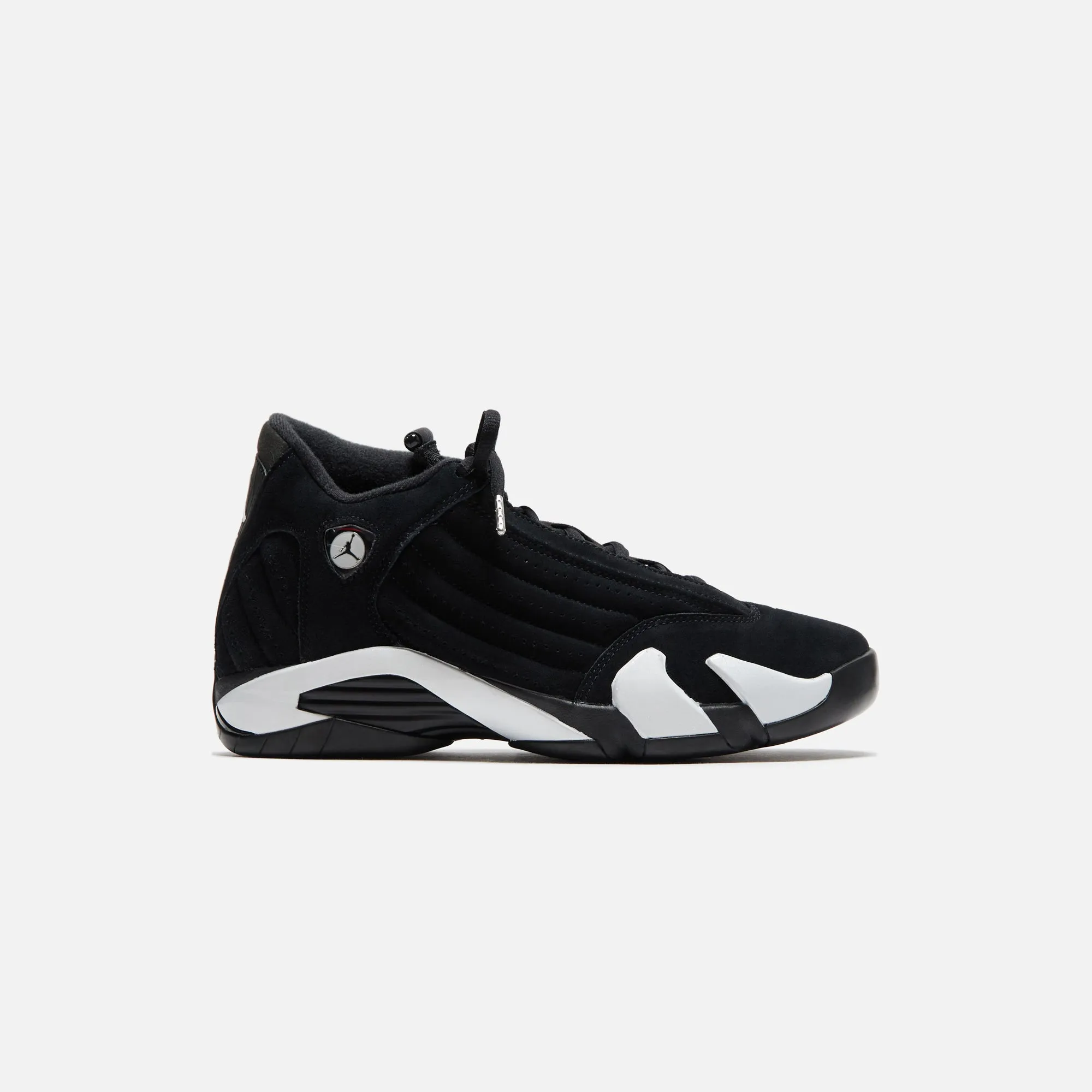 Nike Air Jordan 14 Retro - Black / Black / White / University Red sold by Kith