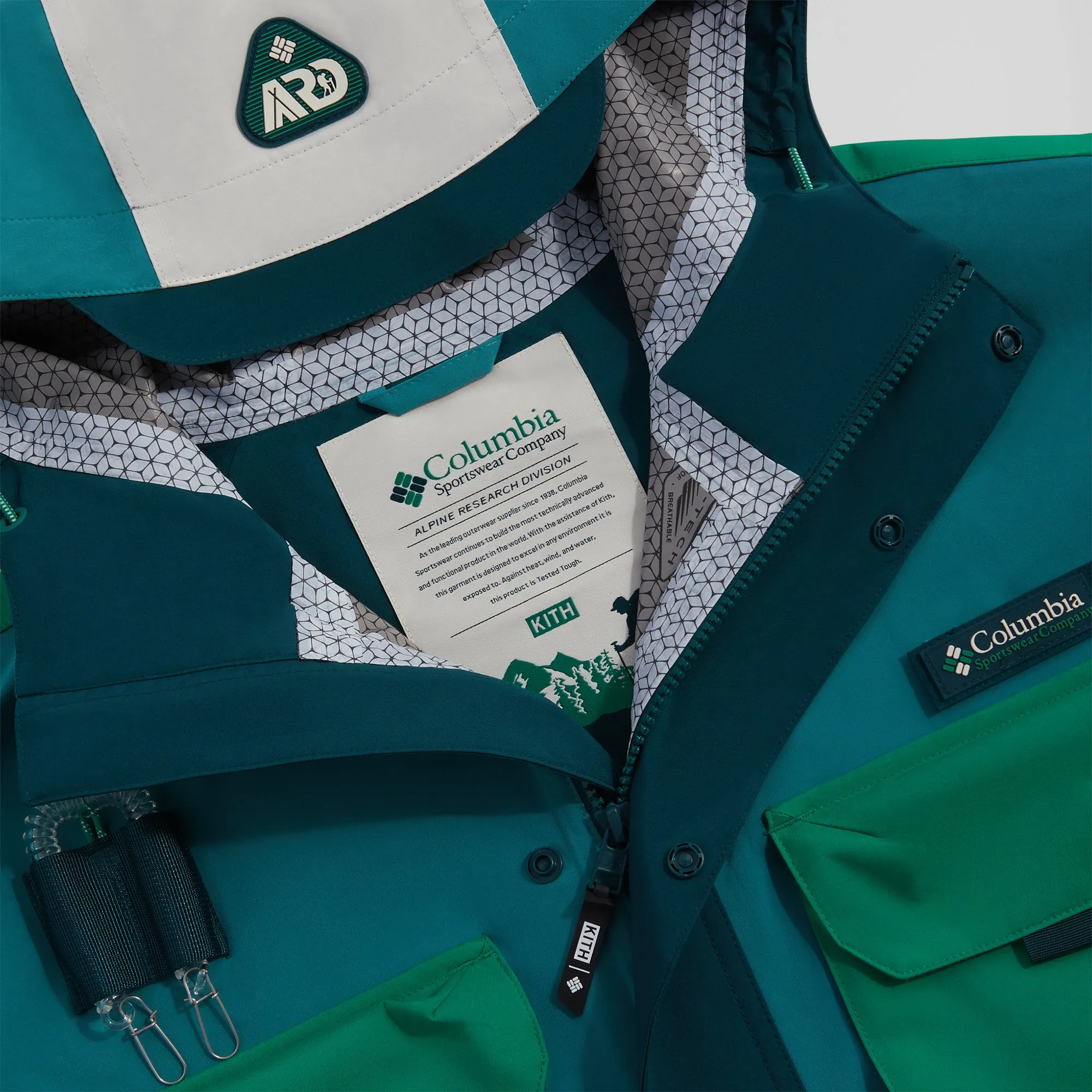 Kith for Columbia Madison Jacket - Waterfall sold by Kith product image thumbnail 5