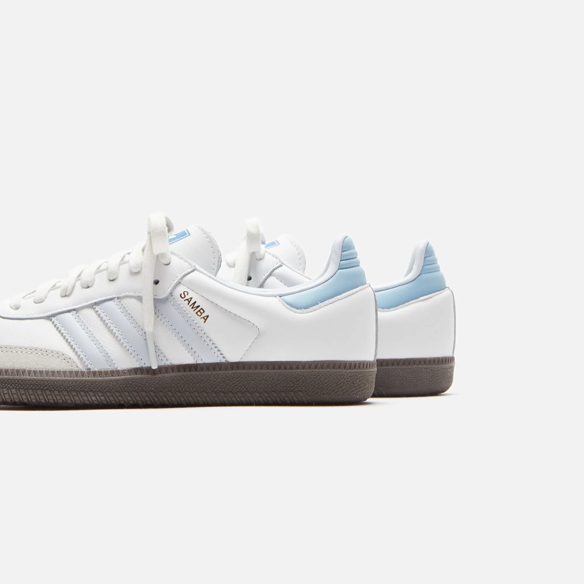 adidas Samba OG - Core White / Halo Blue / Gum sold by Kith product image thumbnail 3