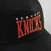 Kith & New Era for the New York Knicks Cotton 9FORTY A-Frame Snapback - Black sold by Kith