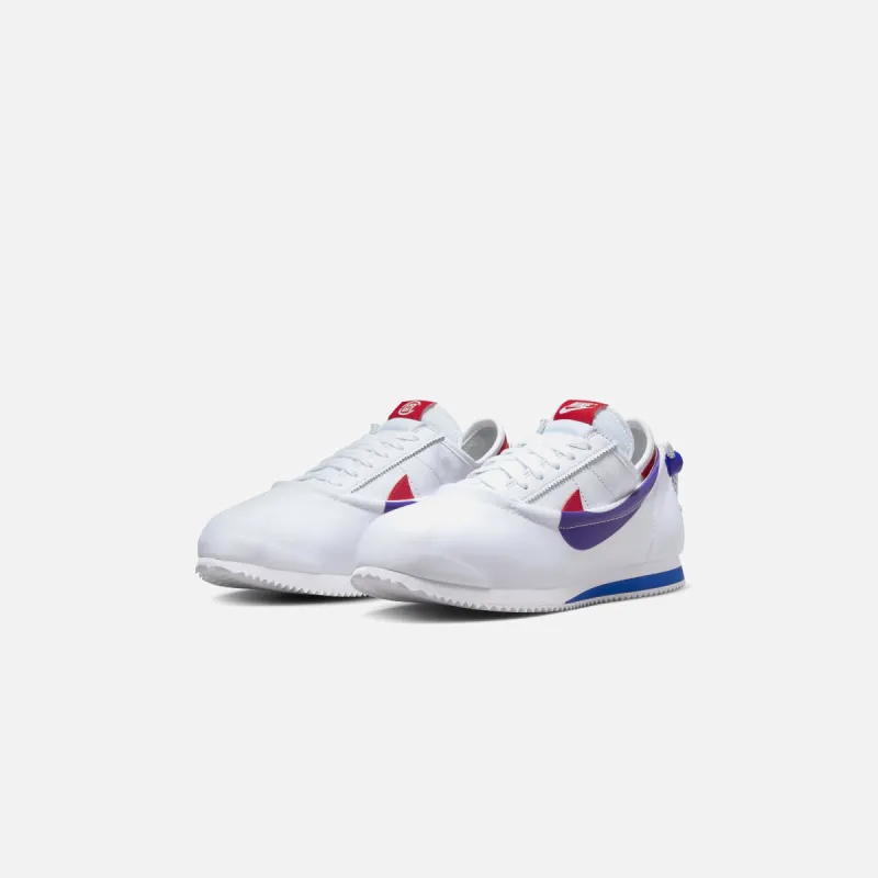 Nike x CLOT Cortez - White / Game Royal / University Red | Parallel