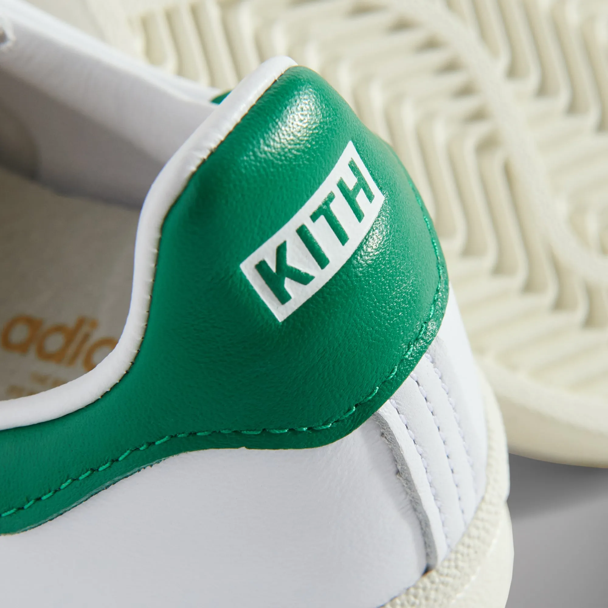 Kith Classics for adidas Originals Campus 80s - White / Green sold by Kith product image thumbnail 5