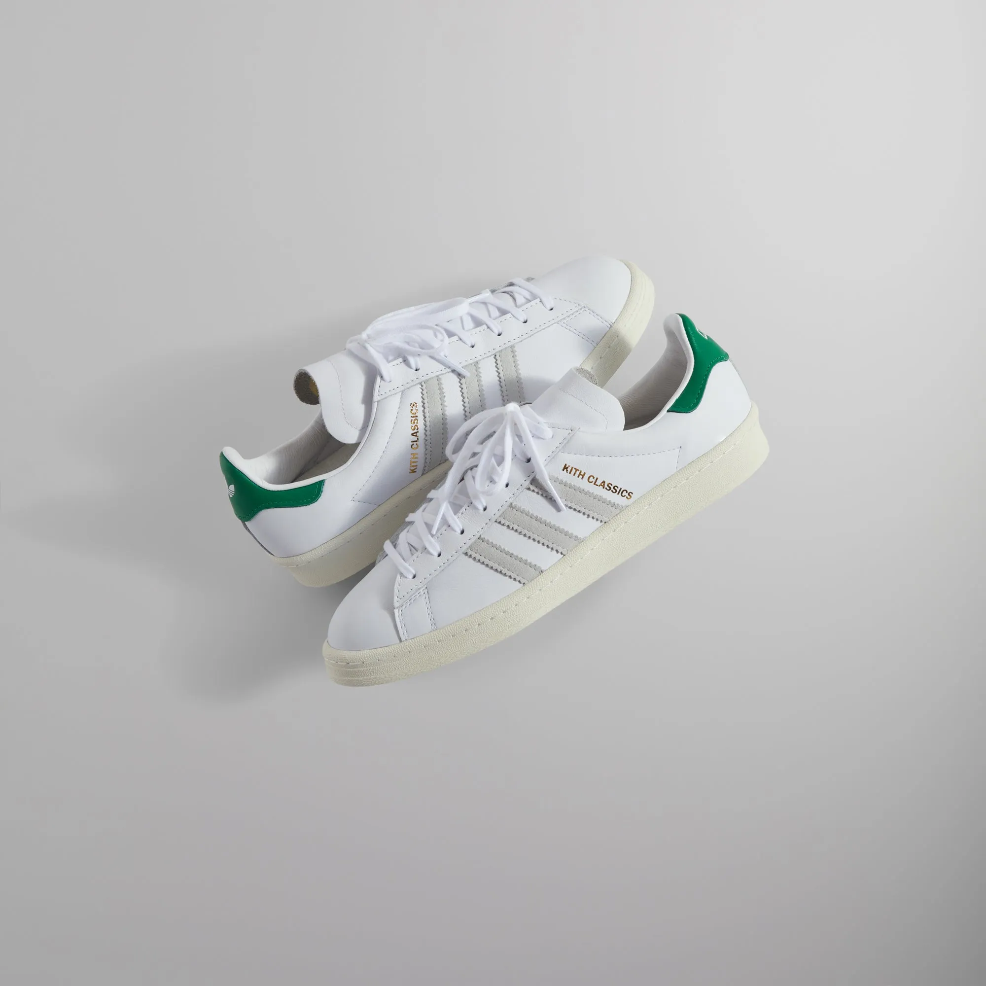 Kith Classics for adidas Originals Campus 80s - White / Green sold by Kith product image thumbnail 2