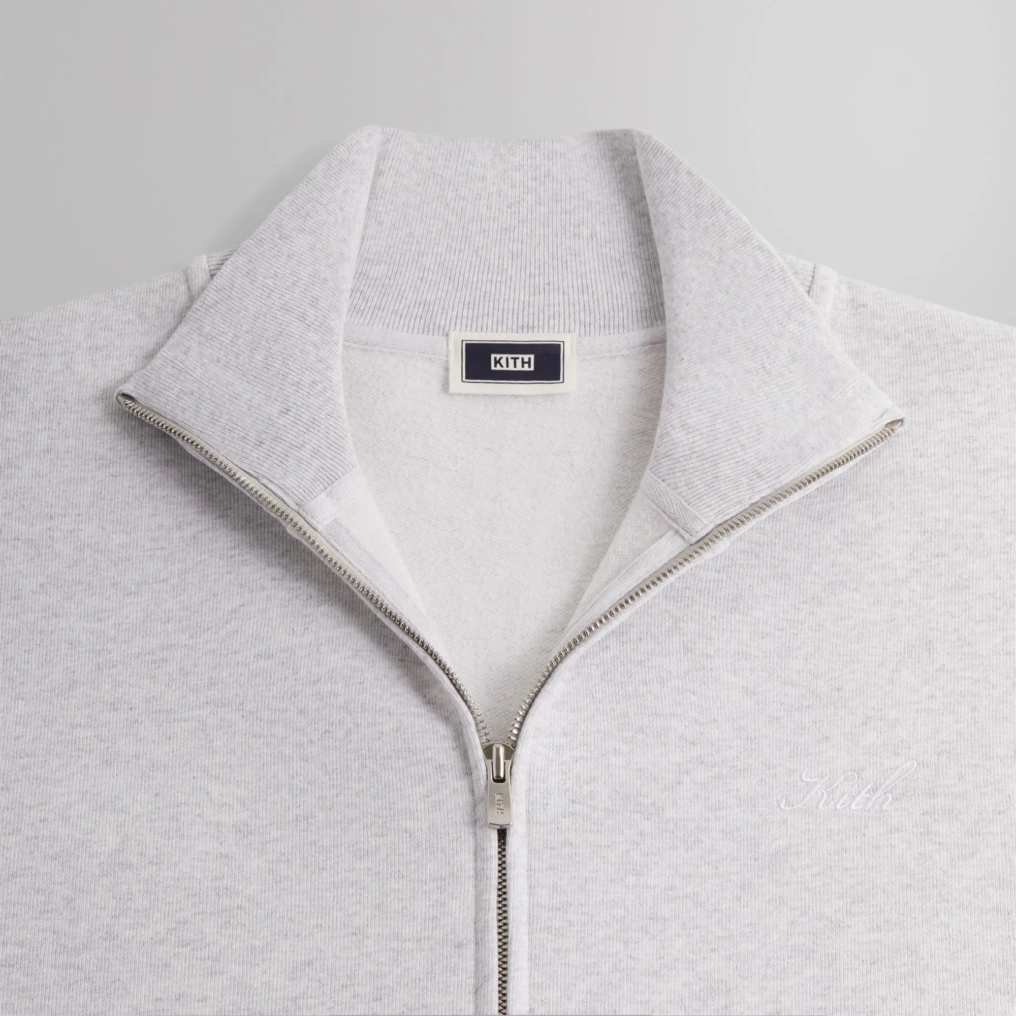 Kith Fleece Wyona Full Zip - Light Heather Grey sold by Kith product image thumbnail 3