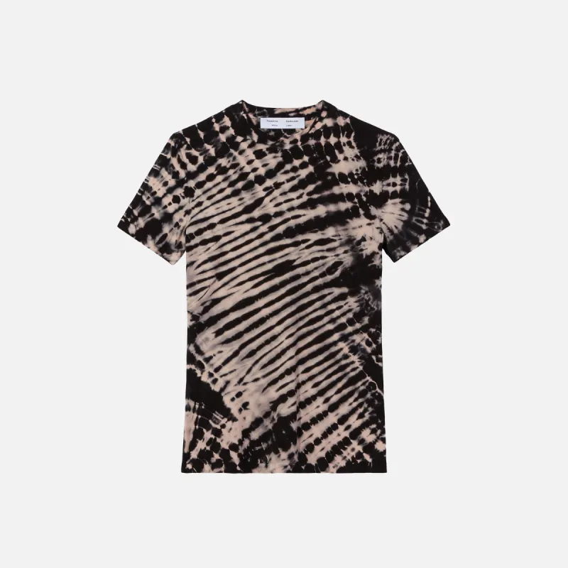 Proenza Schouler Tie Dye Tee - Black / Nude made by Proenza Schouler