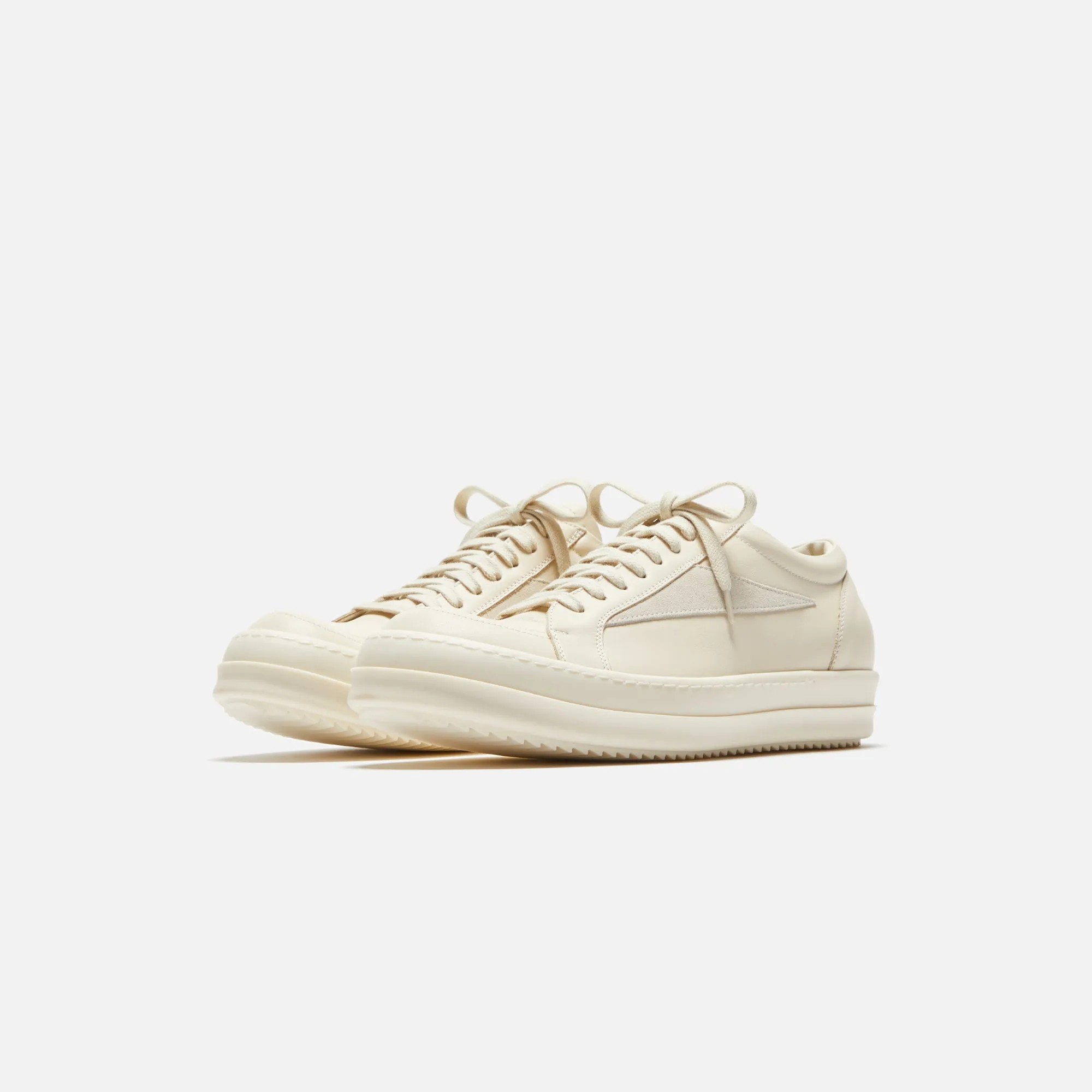 Rick Owens WMNS Vintage Sneaker - Milk / Scarpe Pelle sold by Kith product image thumbnail 2