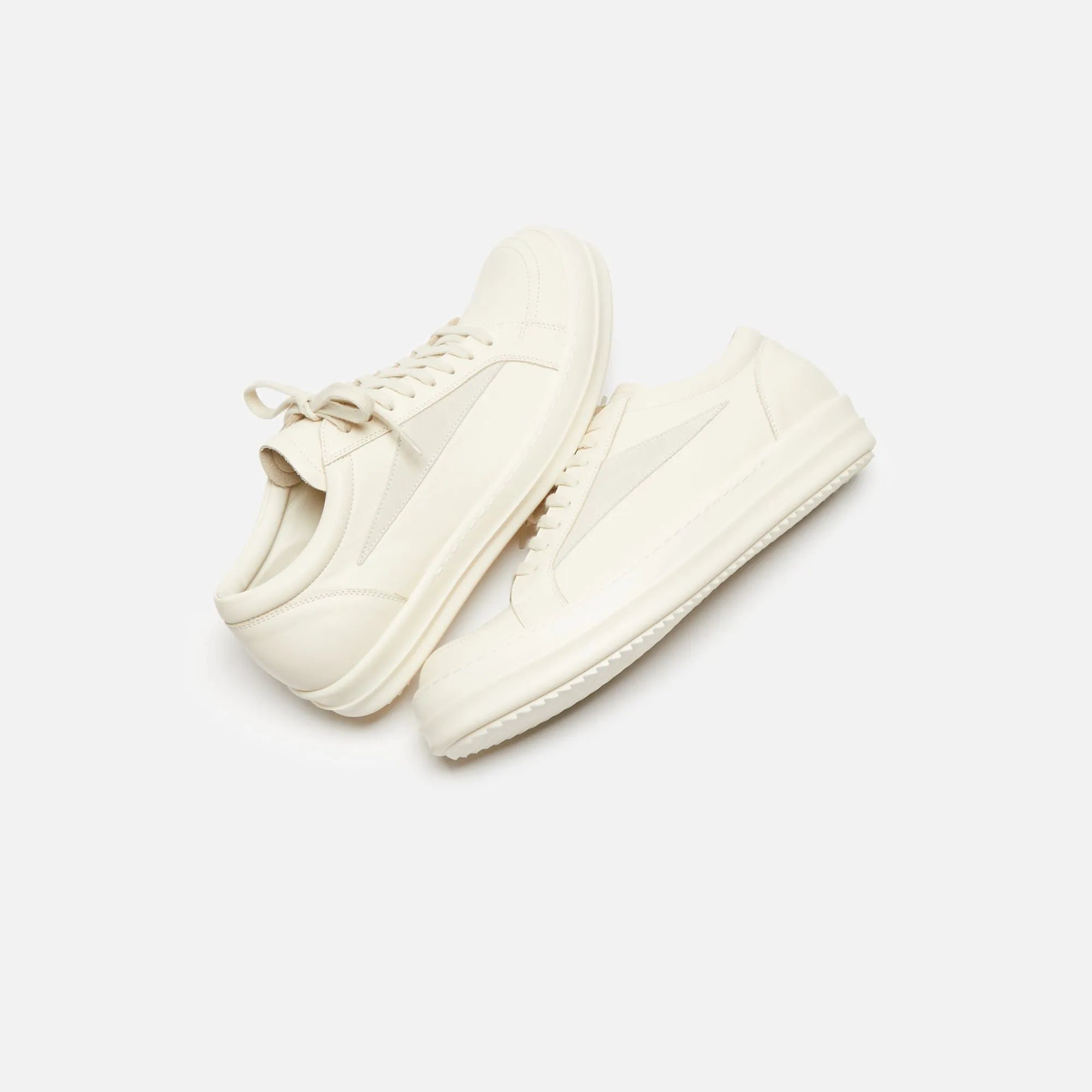 Rick Owens WMNS Vintage Sneaker - Milk / Scarpe Pelle sold by Kith product image thumbnail 4