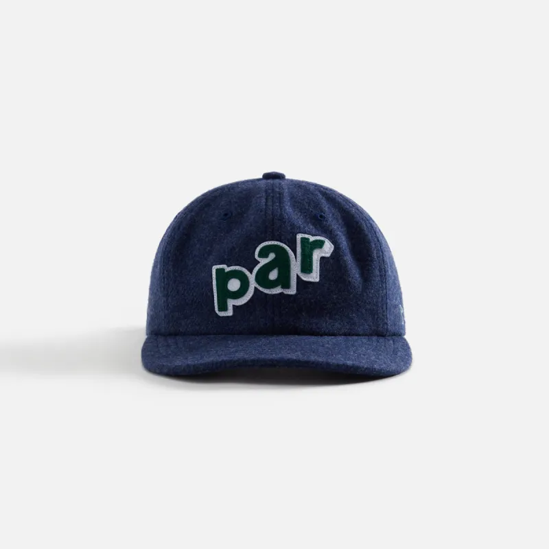 by Parra Loudness 6 Panel Cap - Navy Blue sold by Kith