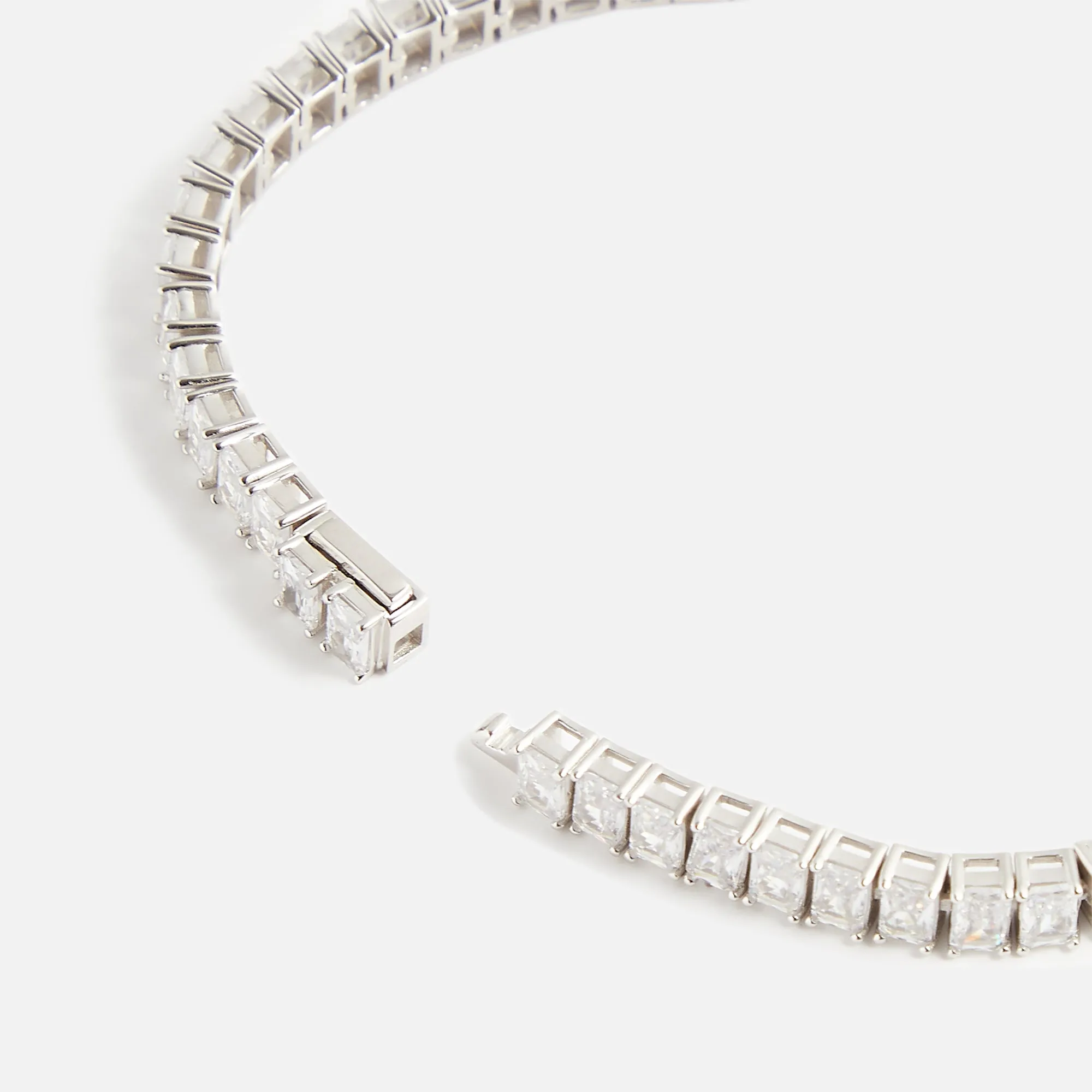 Hatton Labs Emerald Cut Tennis Bracelet - Silver sold by Kith product image thumbnail 2