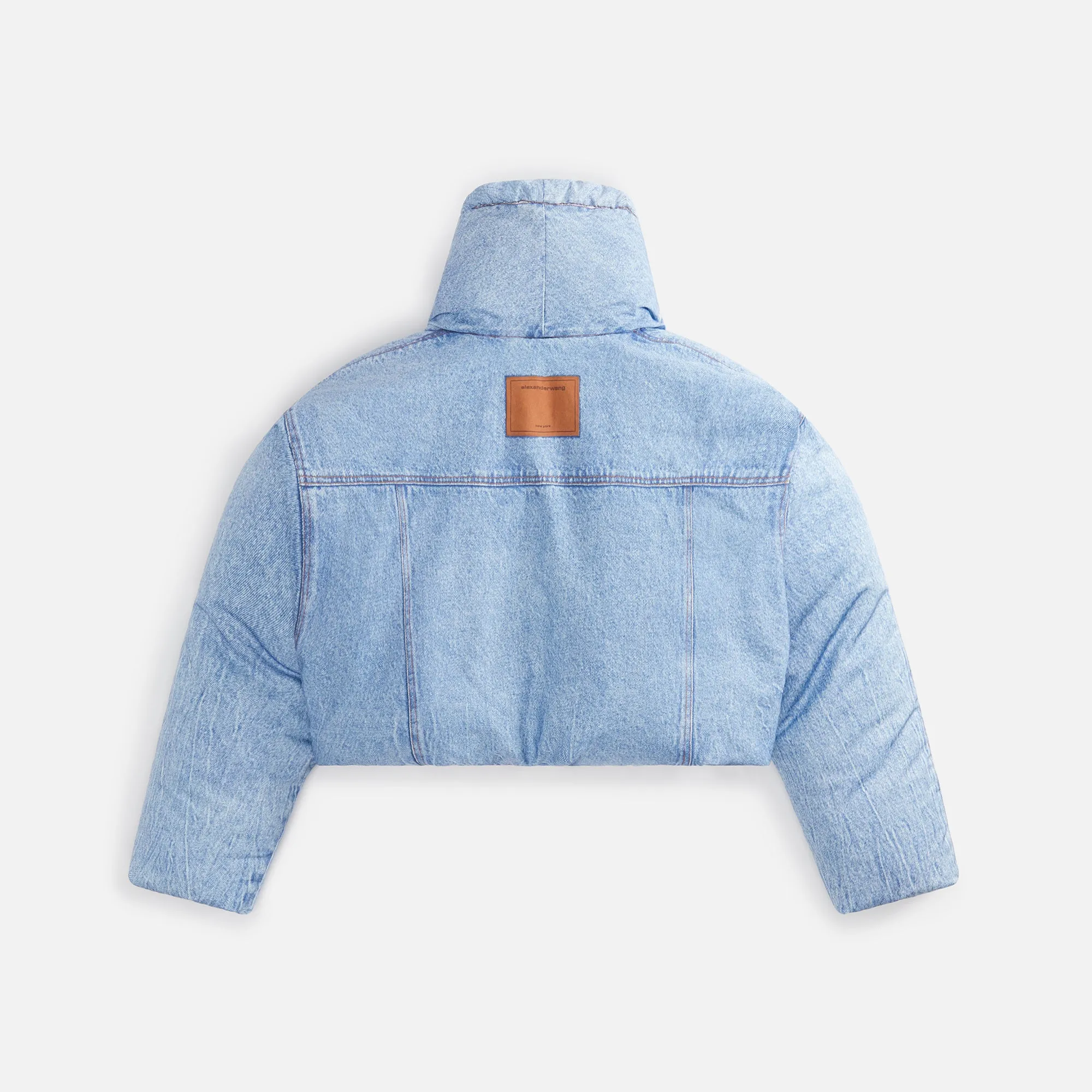 Alexander Wang Printed Denim Cropped Puffer Jacket - Microchip sold by Kith product image thumbnail 2
