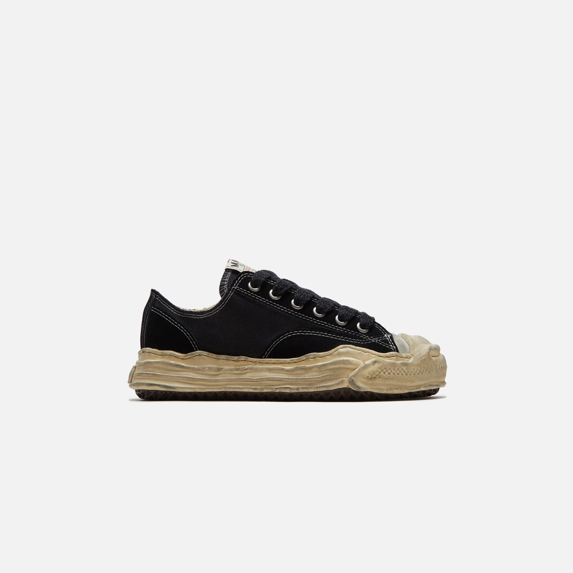 Mihara Yasuhiro Hank Low Original Sole Mix Material - Black sold by Kith