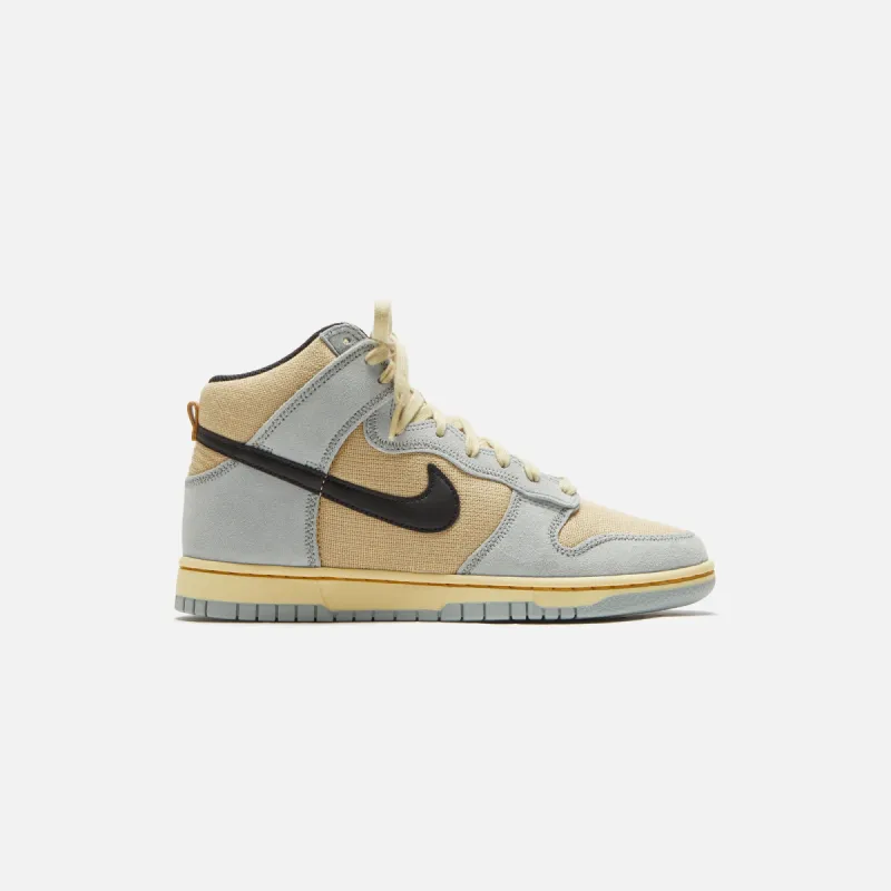 Nike Dunk High Retro SE - Grain / Black / Light Pumice sold by Kith