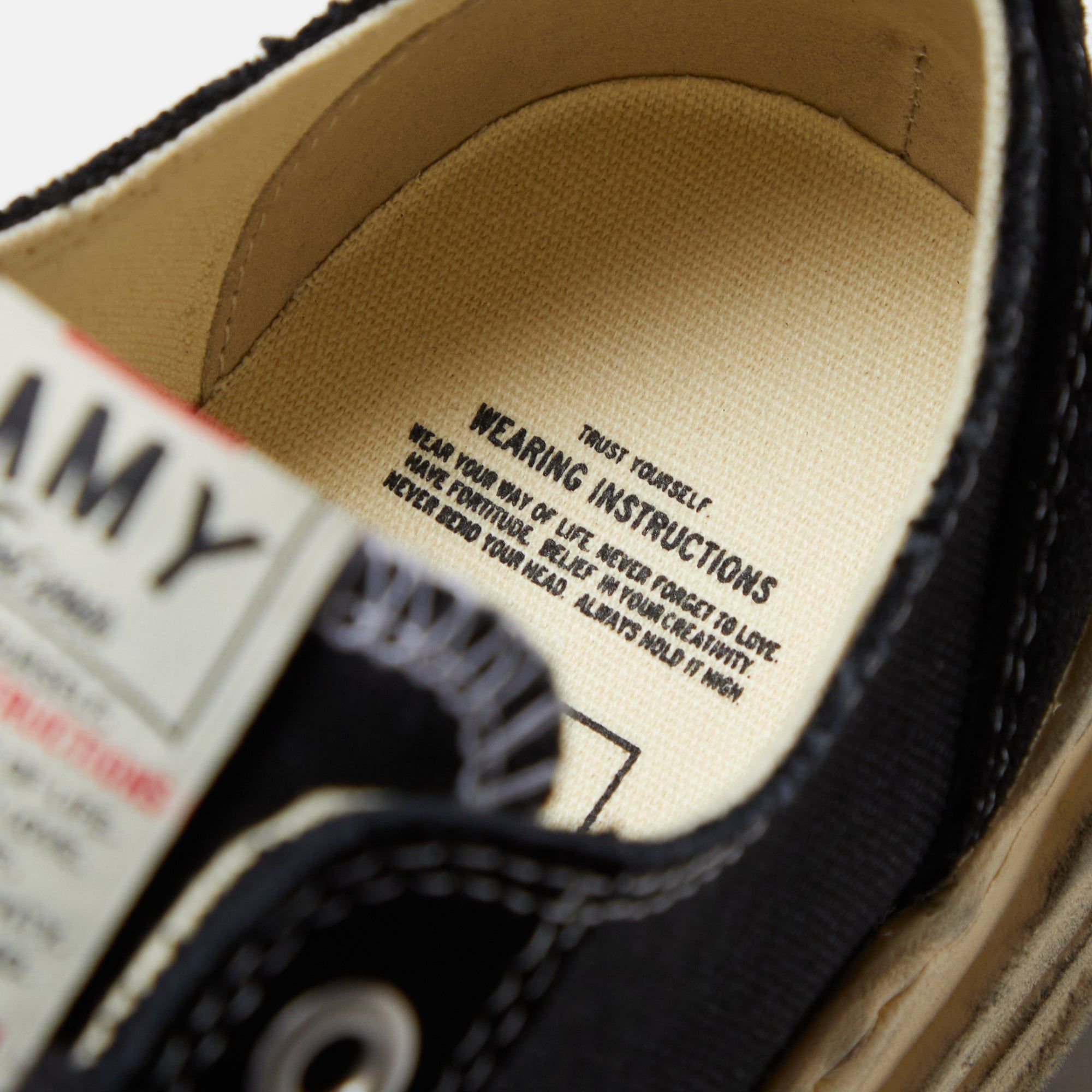 Mihara Yasuhiro Hank Low Original Sole Mix Material - Black sold by Kith product image thumbnail 5