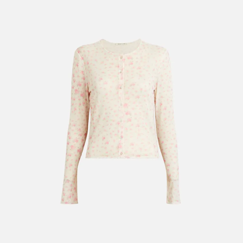 Sandy Liang Curry Cardigan - Pink Multi made by Sandy Liang