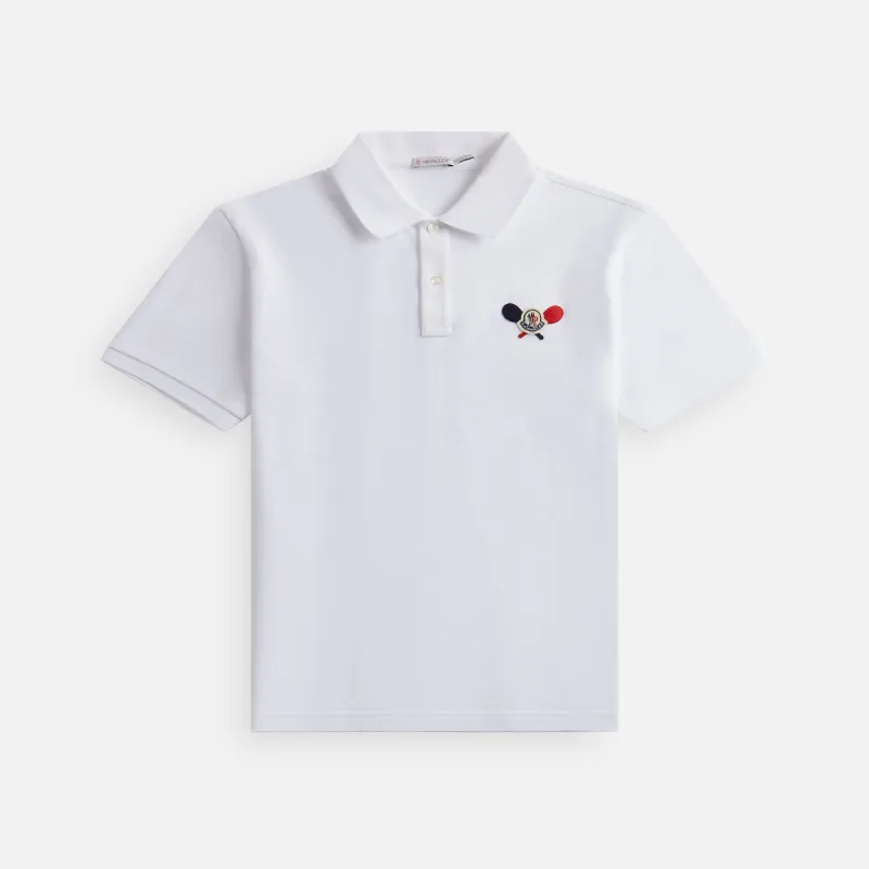 Moncler Polo - White sold by Kith