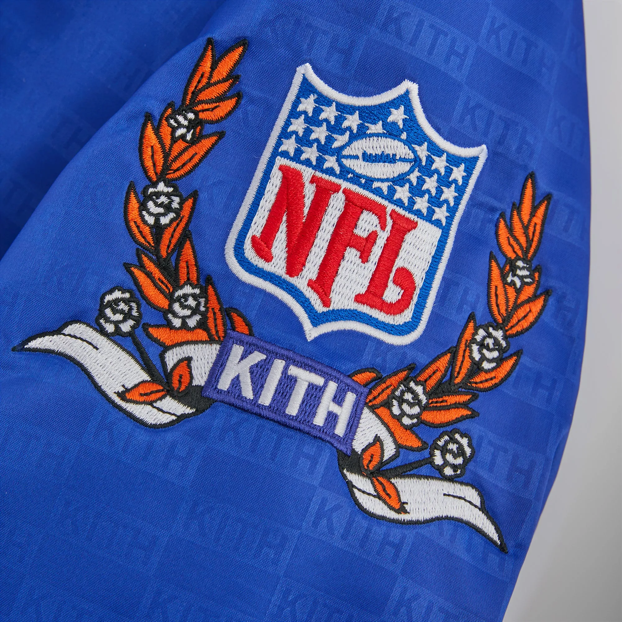 Kith for the NFL: Broncos Satin Bomber Jacket - Sonam sold by Kith product image thumbnail 5