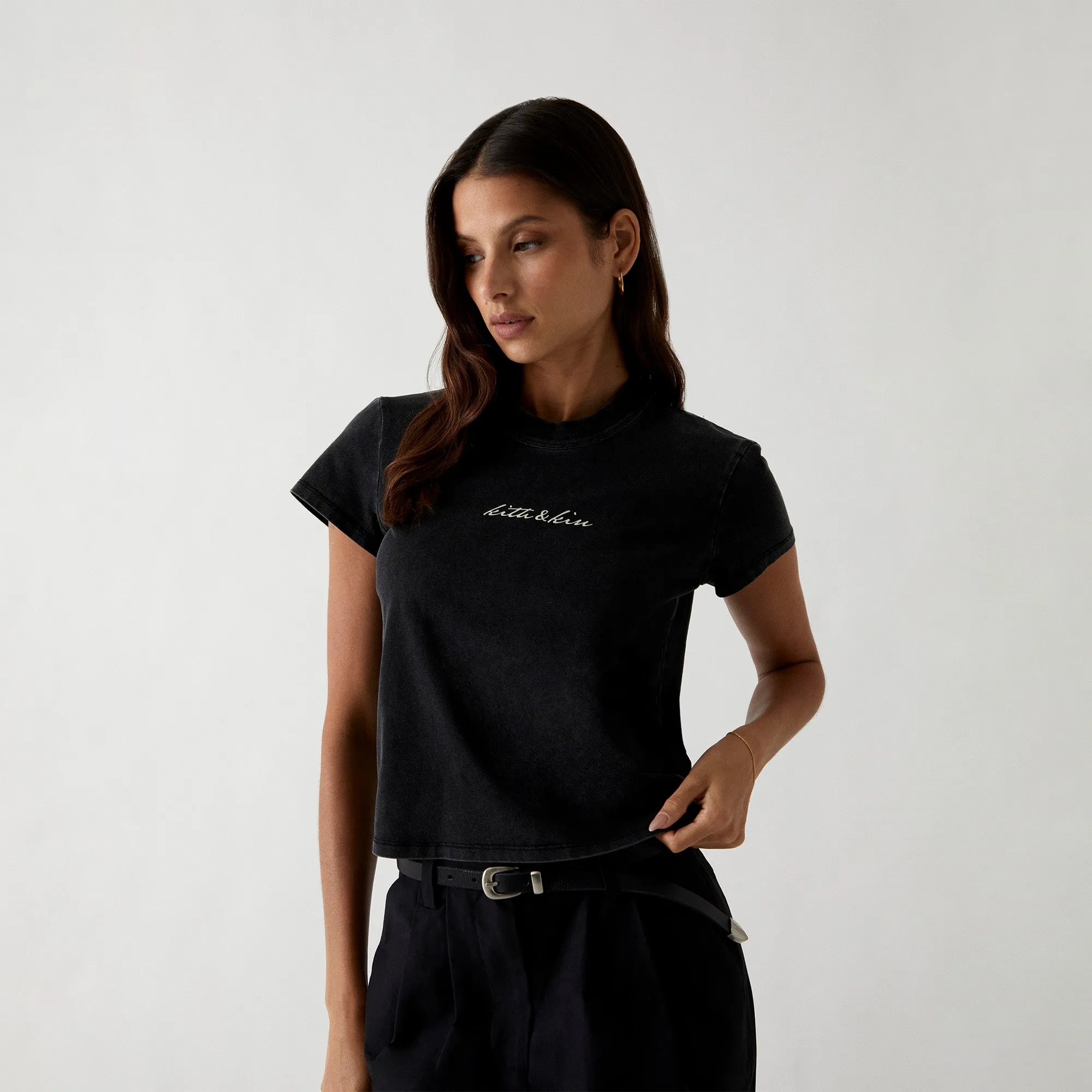 Kith Women Mulberry Vintage Tee - Black sold by Kith product image thumbnail 3