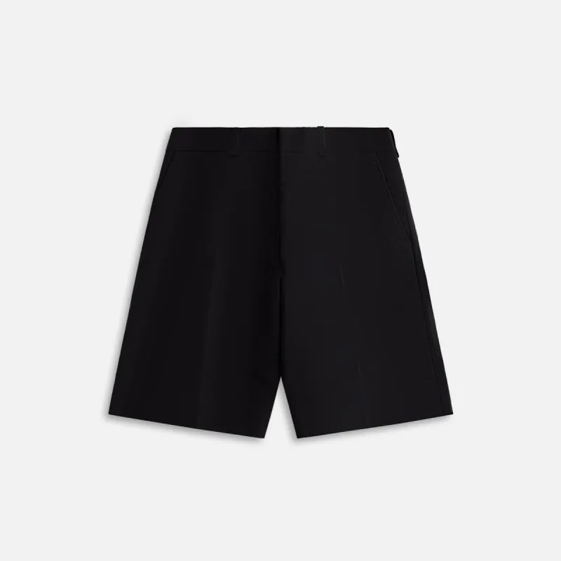 Auralee Hard Twist Finx Linen Chino Shorts - Black sold by Kith