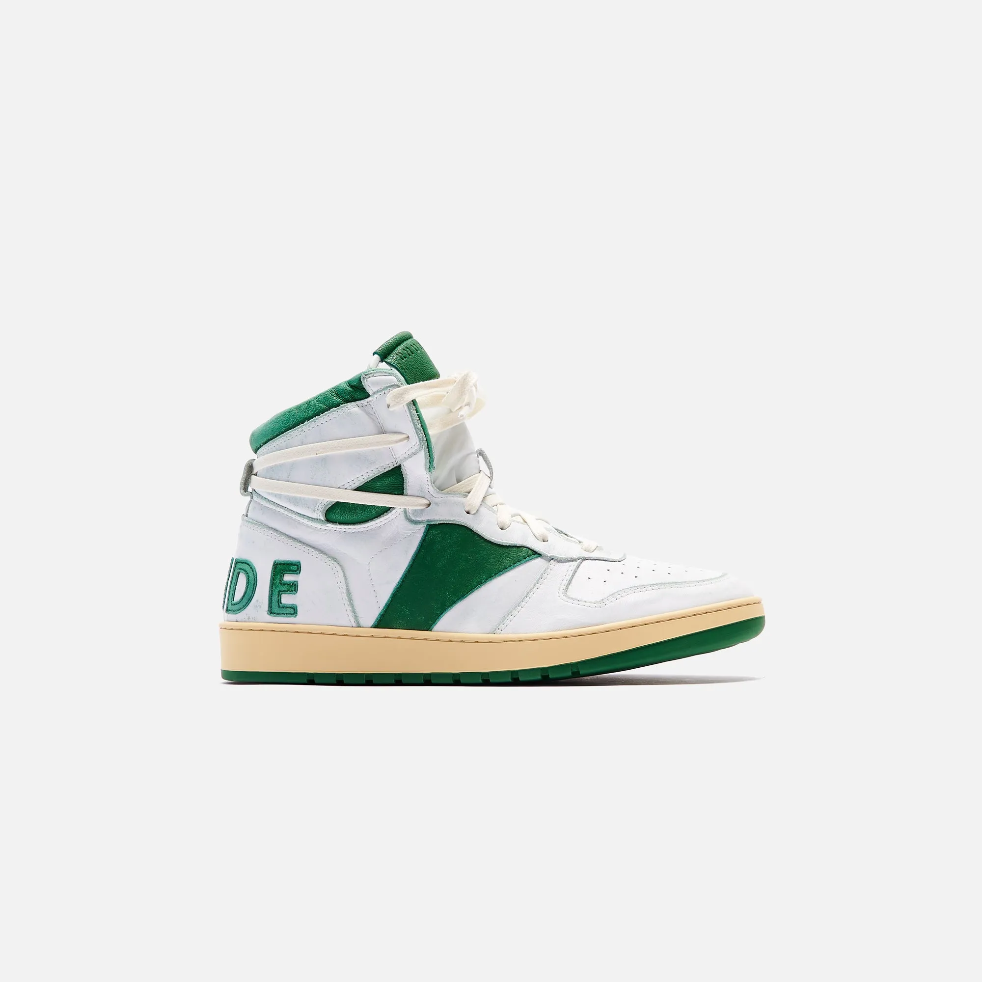 Rhude Rhecess High - White / Green sold by Kith