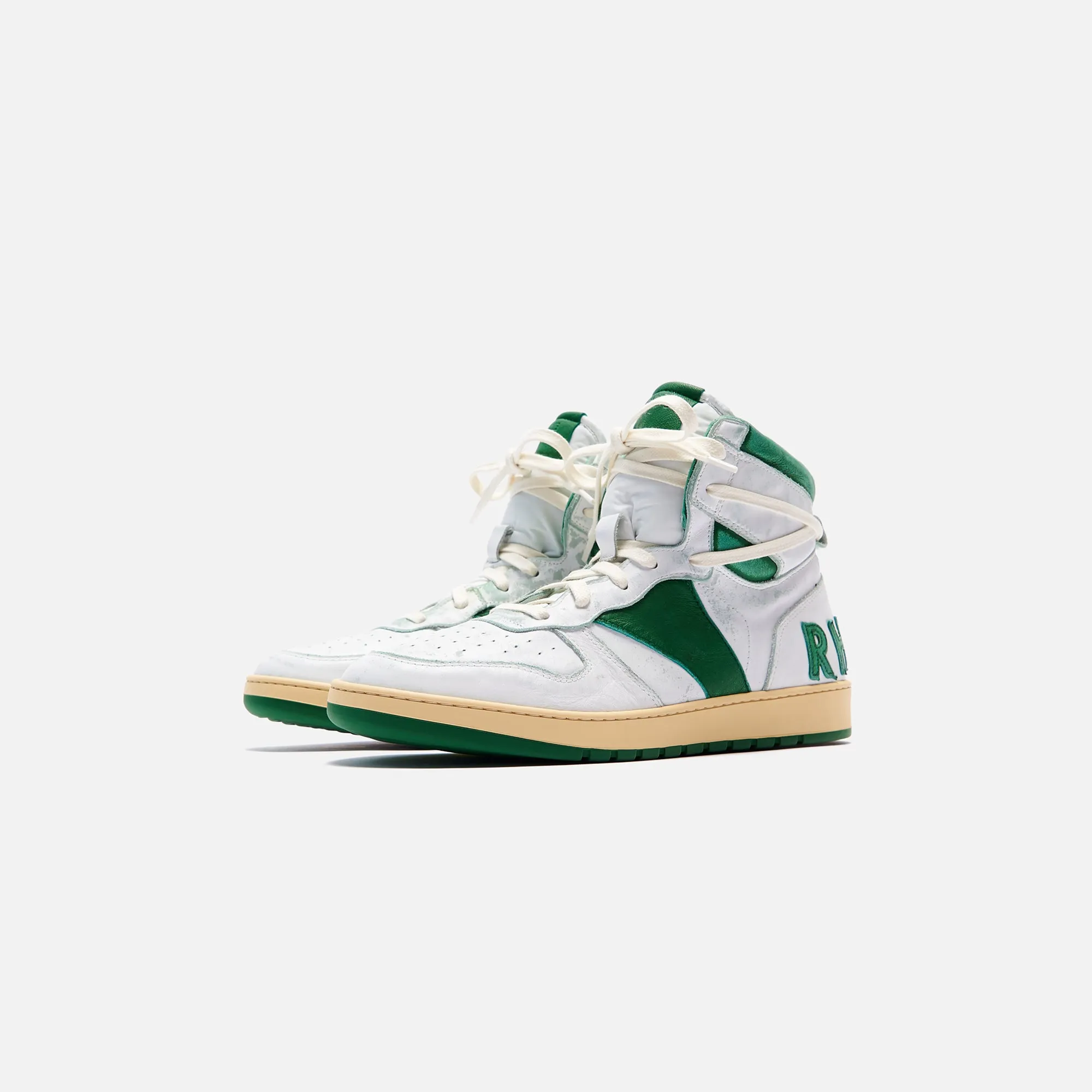 Rhude Rhecess High - White / Green sold by Kith product image thumbnail 3