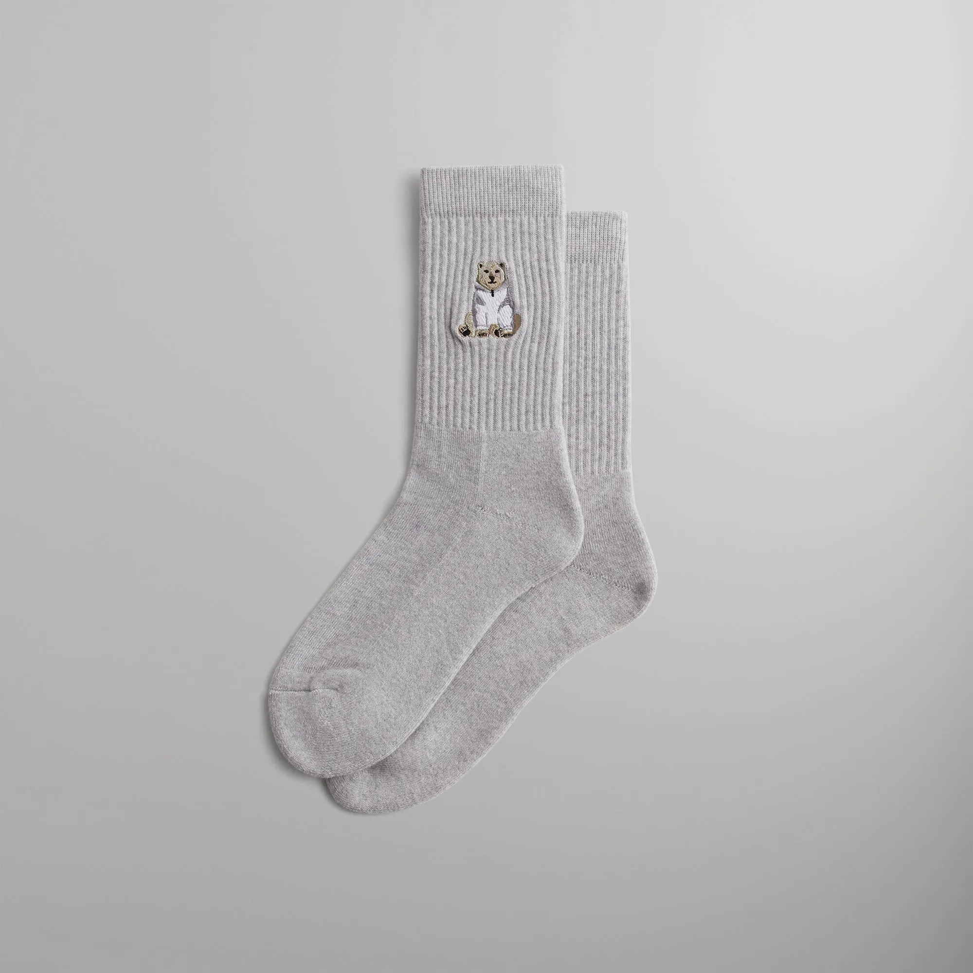 Kithmas Polar Bear Socks - Heather Grey sold by Kith product image thumbnail 2