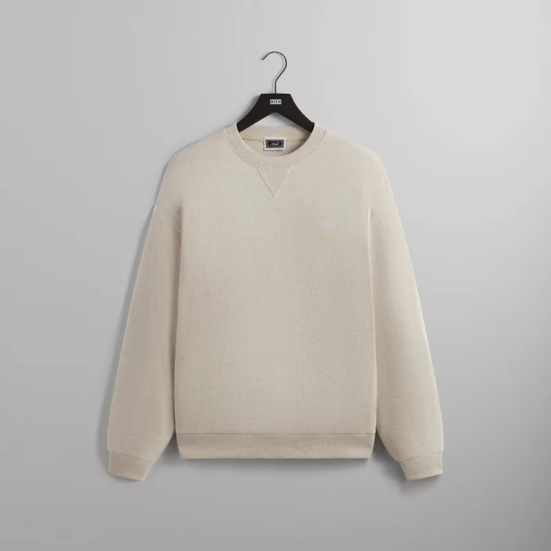 Kith Interlock Nelson Crewneck - Sandy Heather sold by Kith