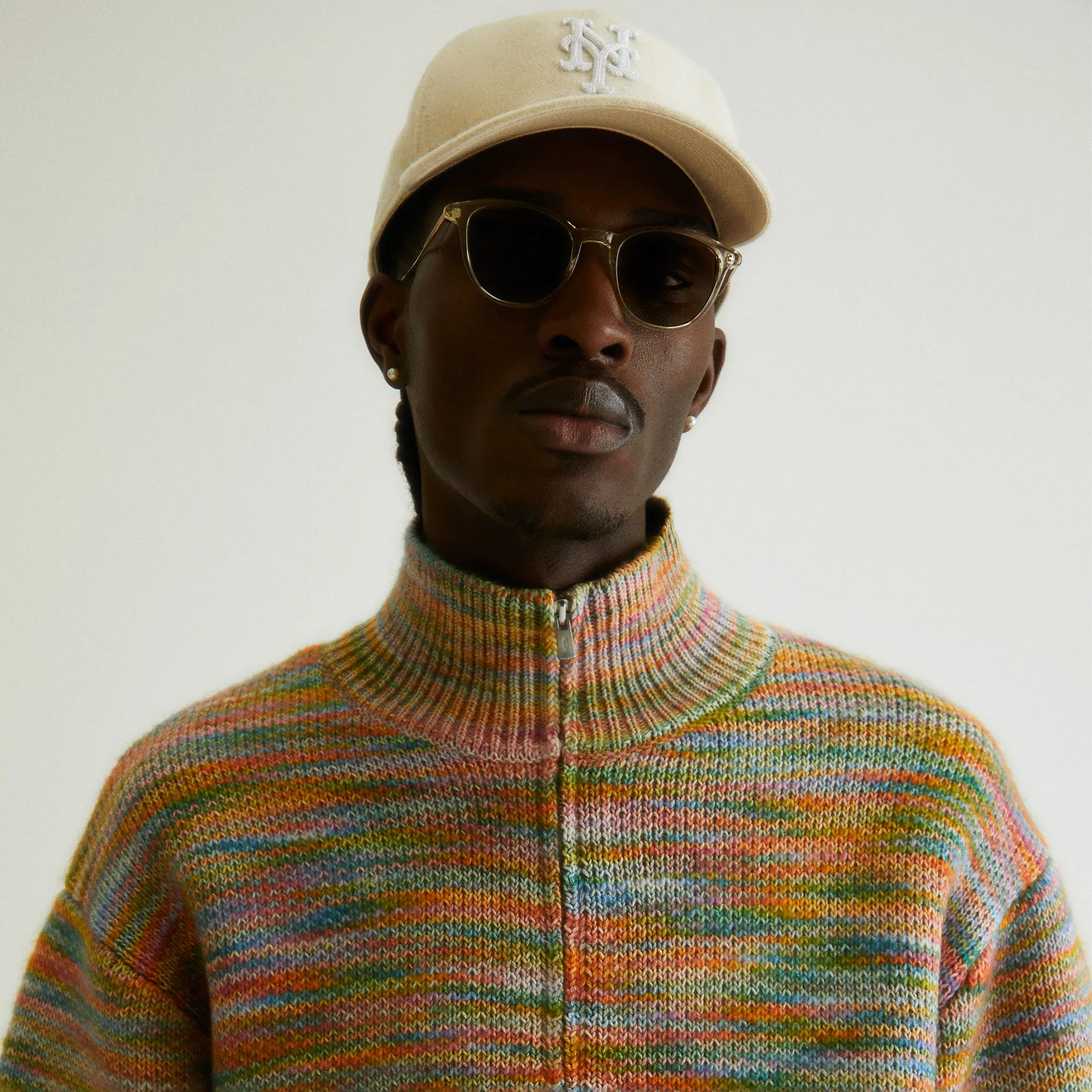 ジャケット・アウター Kith& Raiders Wyona Full Zip Sweater Kith for Peanuts Globe Wyona Full Zip Sweater - Nocturnal