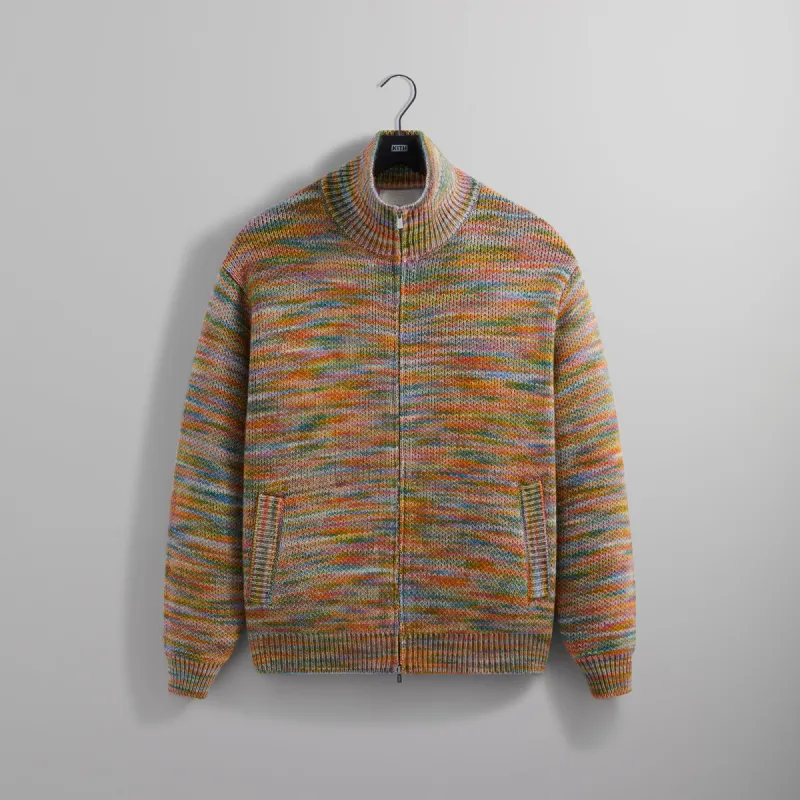 Kith Space Dye Wyona Full Zip Sweater - Multi | Parallel