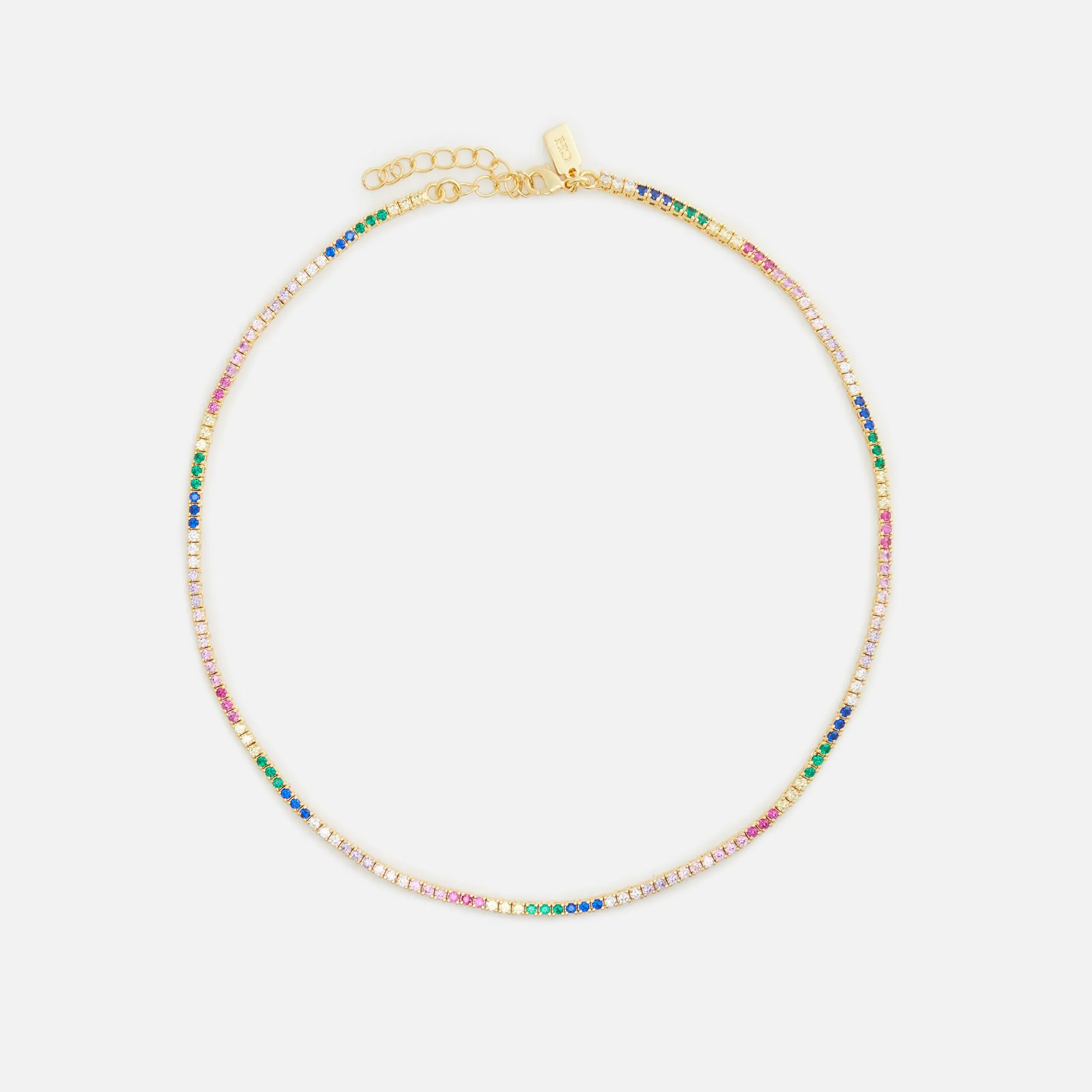 Crystal Haze Mini Serena Necklace - Multi sold by Kith