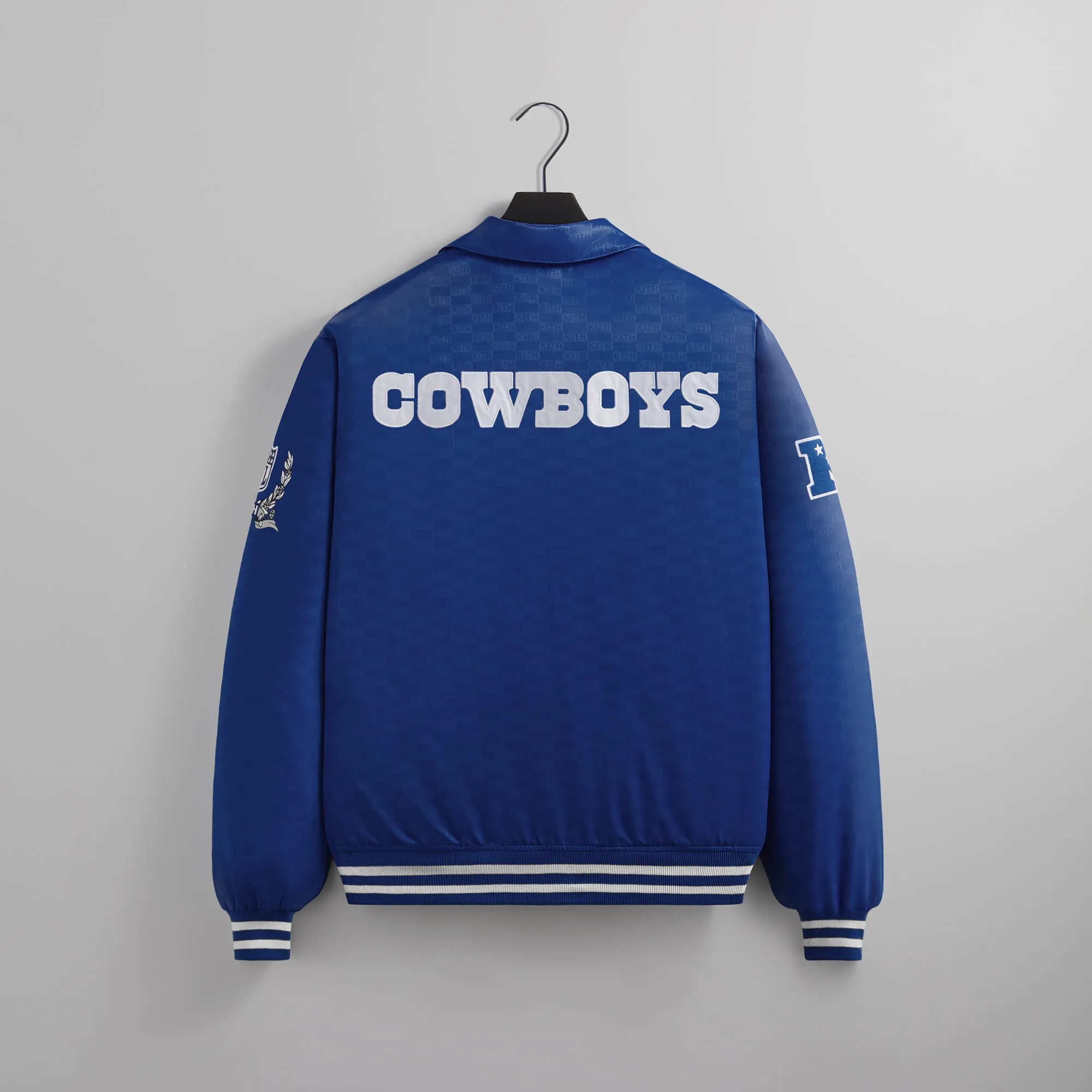 Kith for the NFL: Cowboys Satin Bomber Jacket - Action sold by Kith product image thumbnail 2