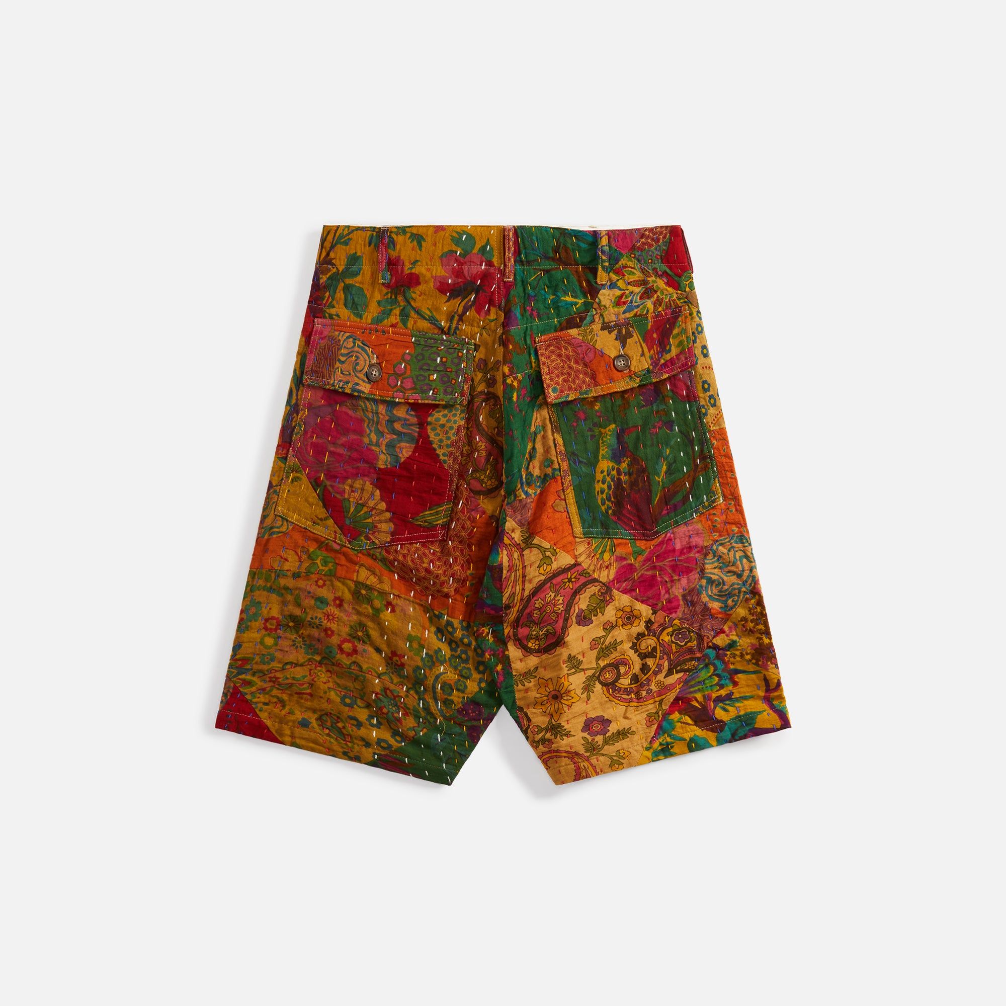 Engineered Garments Fatigue Triangle Handstitch Short - Khaki sold by Kith product image thumbnail 2