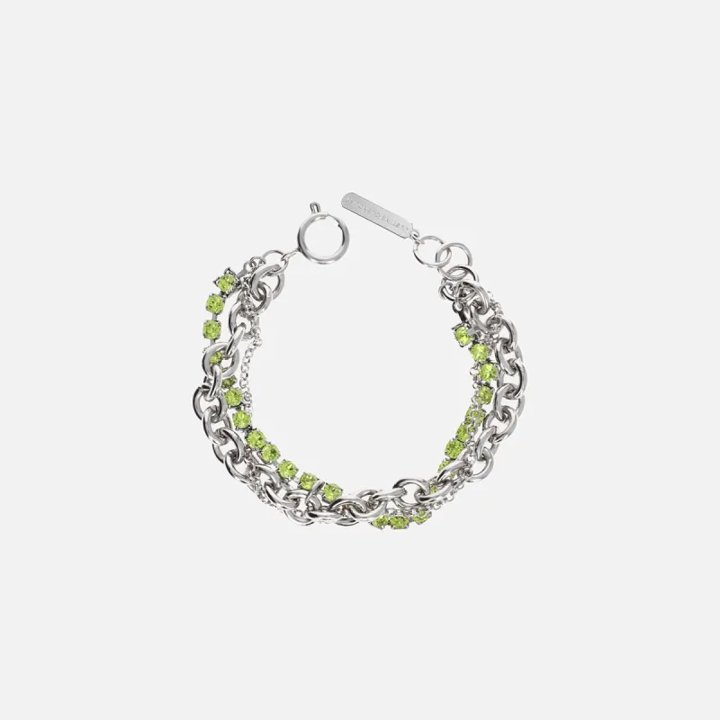 Justine Clenquet Colin Bracelet - Palladium sold by Kith