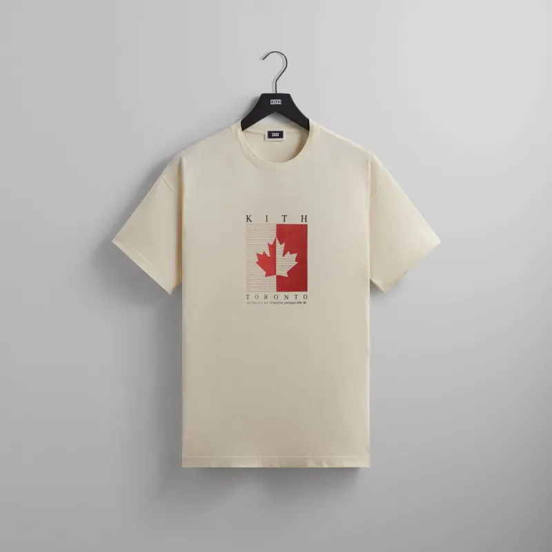 Kith Toronto Symmetry Vintage Tee - Sandrift sold by Kith