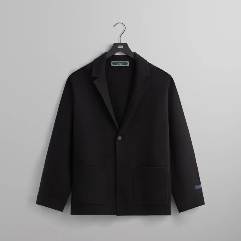 Kith Heavy Knit Kai Blazer - Black sold by Kith