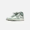 Jordan WMNS Air Jordan 1 Mid - Sail / Jade Smoke / Anthracite sold by Kith