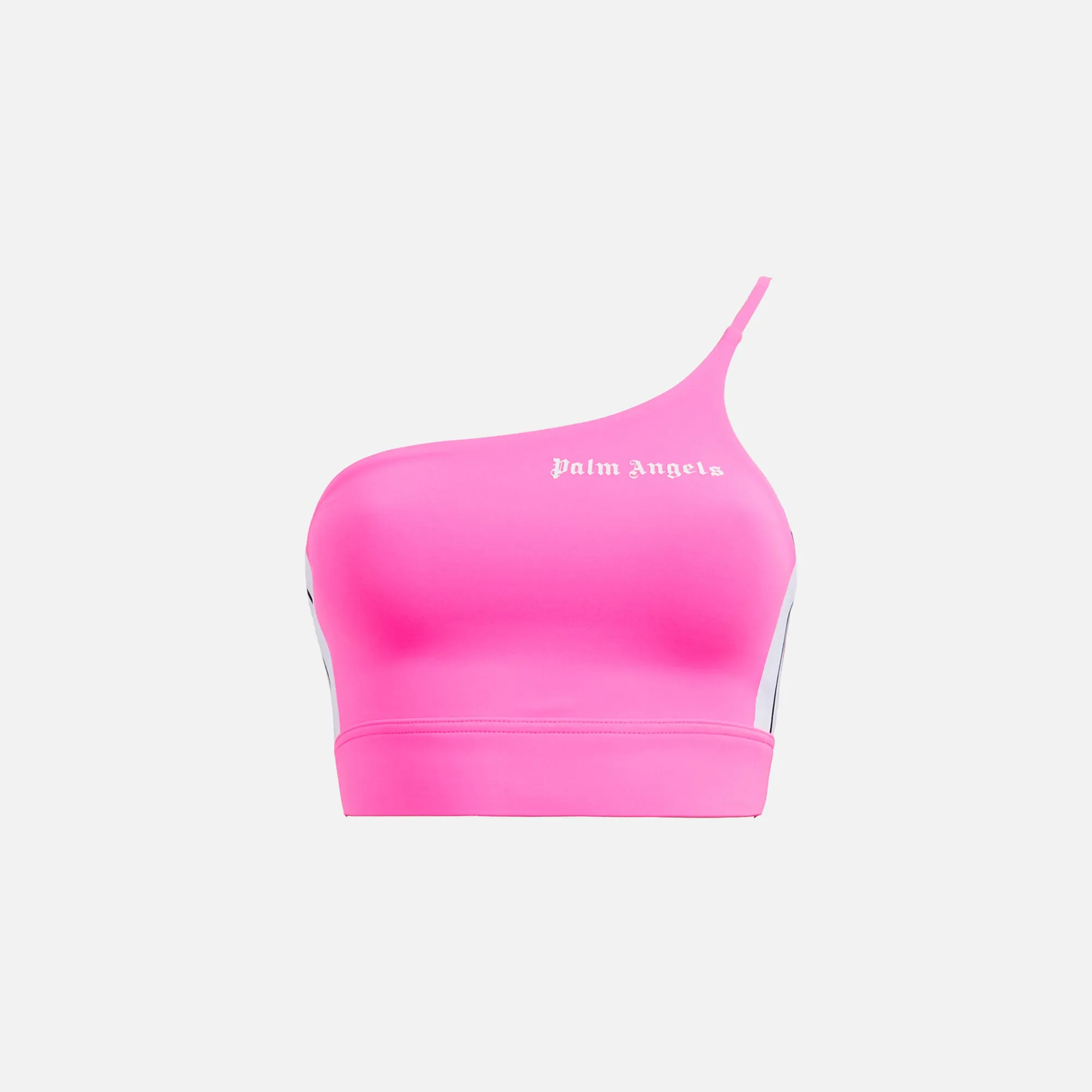 Palm Angels Track One Shoulder Top - Fuchsia sold by Kith