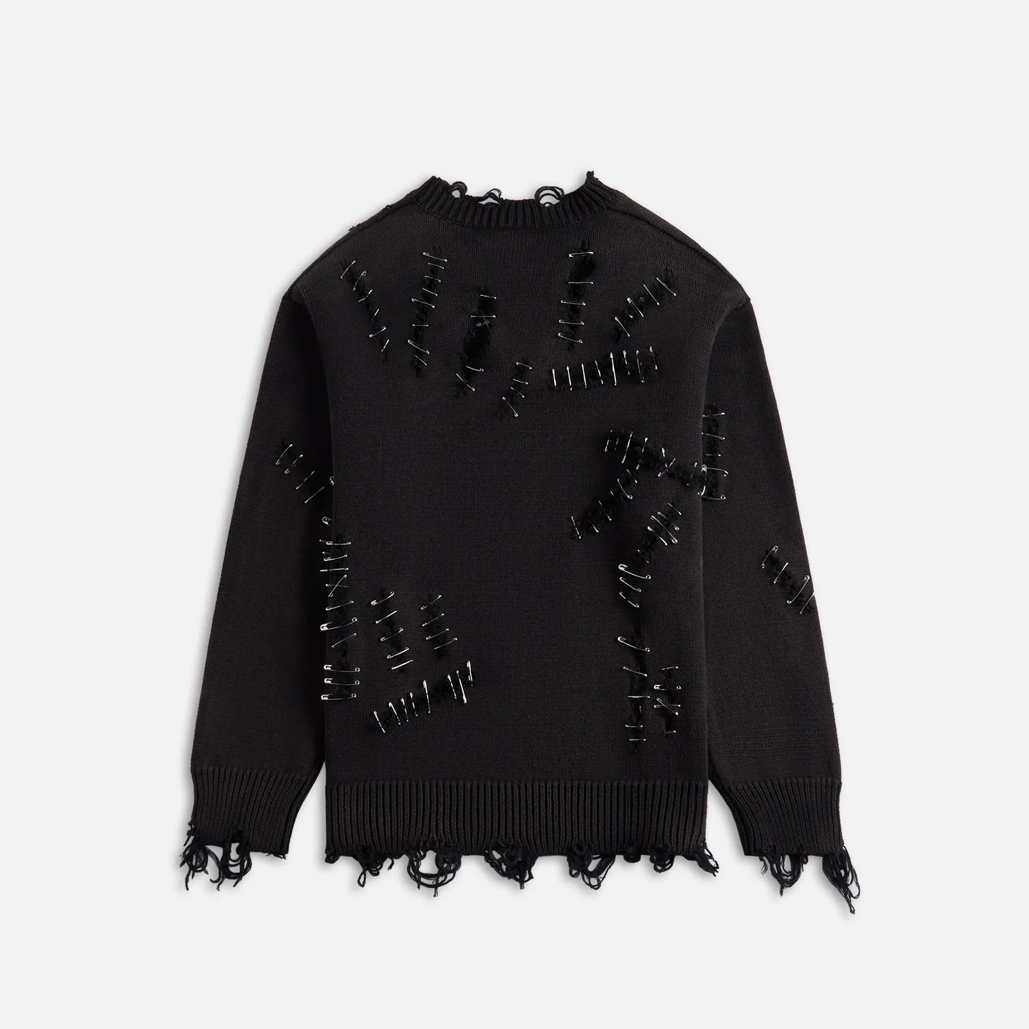 R-13 Slashed Boyfriend Sweater - Black sold by Kith product image thumbnail 2