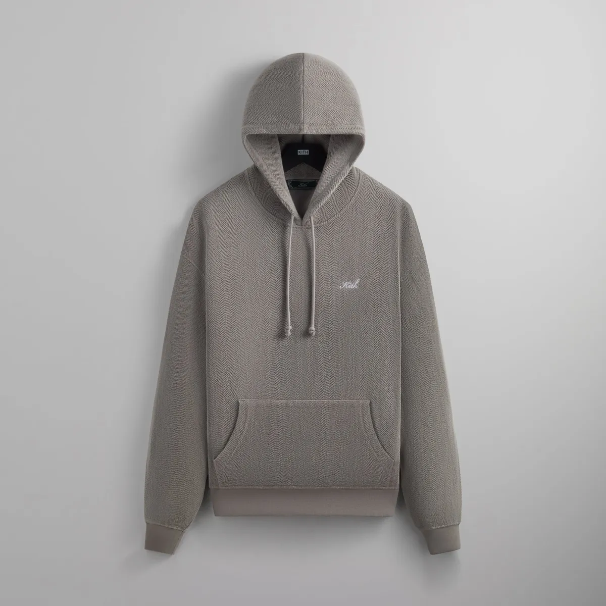 KITH キス Herringbone Fleece Williams III Hoodie フーディー Kith Herringbone Fleece Williams III Hoodie - Drift | Parallel