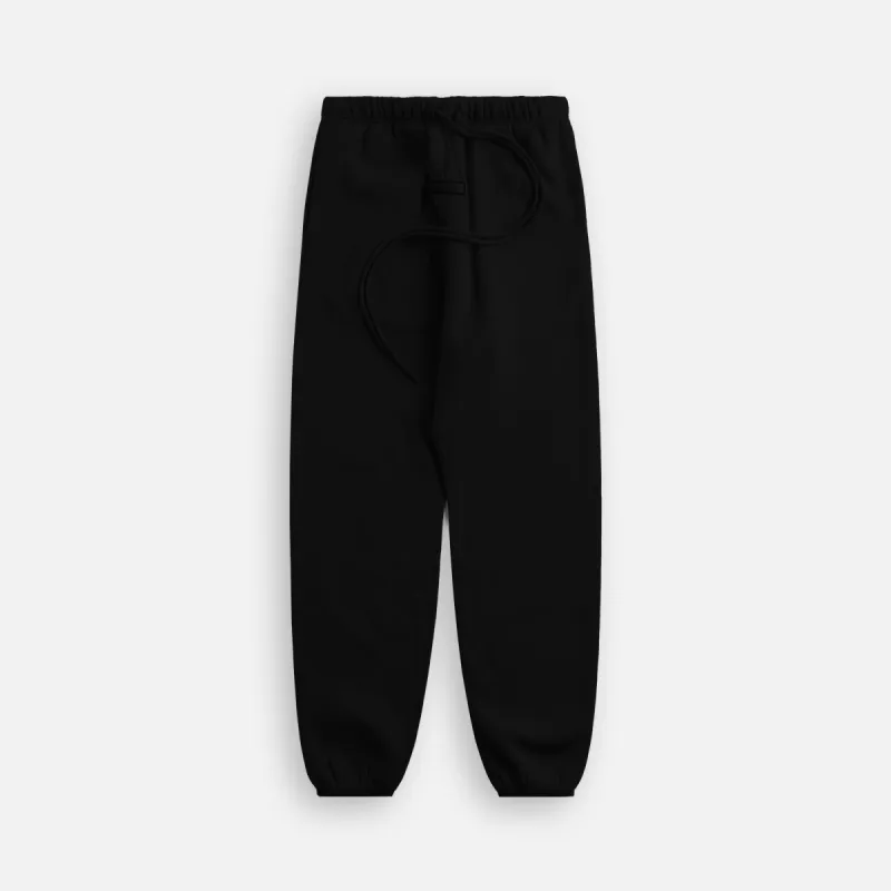 Essentials Sweatpant - Jet Black sold by Kith